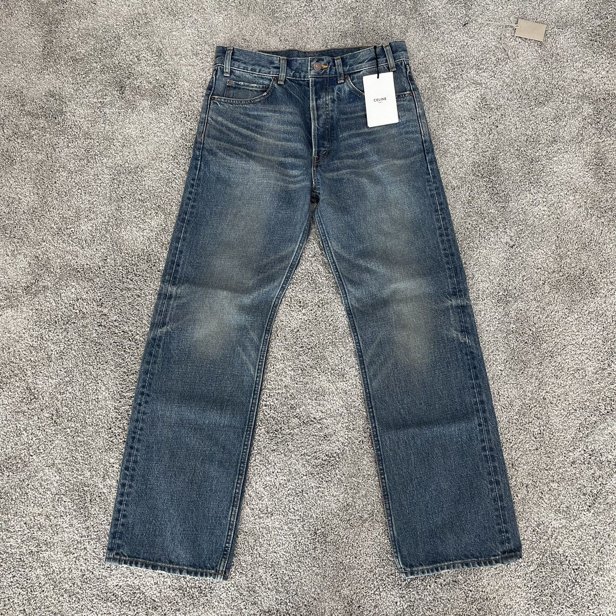 image of Celine Kurt Jeans - Union Wash Denim, Mid-Rise, Straight Leg in Blue, Men's (Size 30)