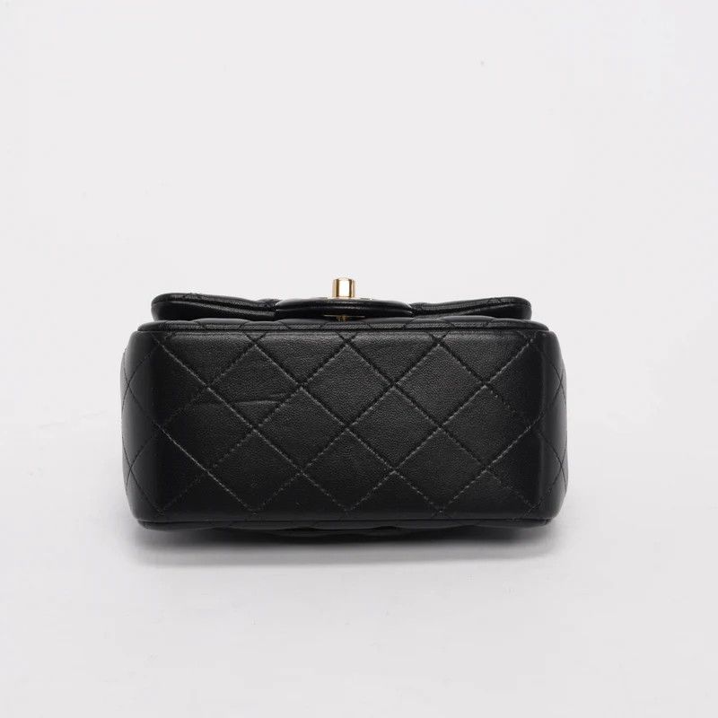 Chanel os11x0326 Size: OS / Quilted Lambskin Mini Square Flap Bag Size ONE SIZE - 4 Thumbnail