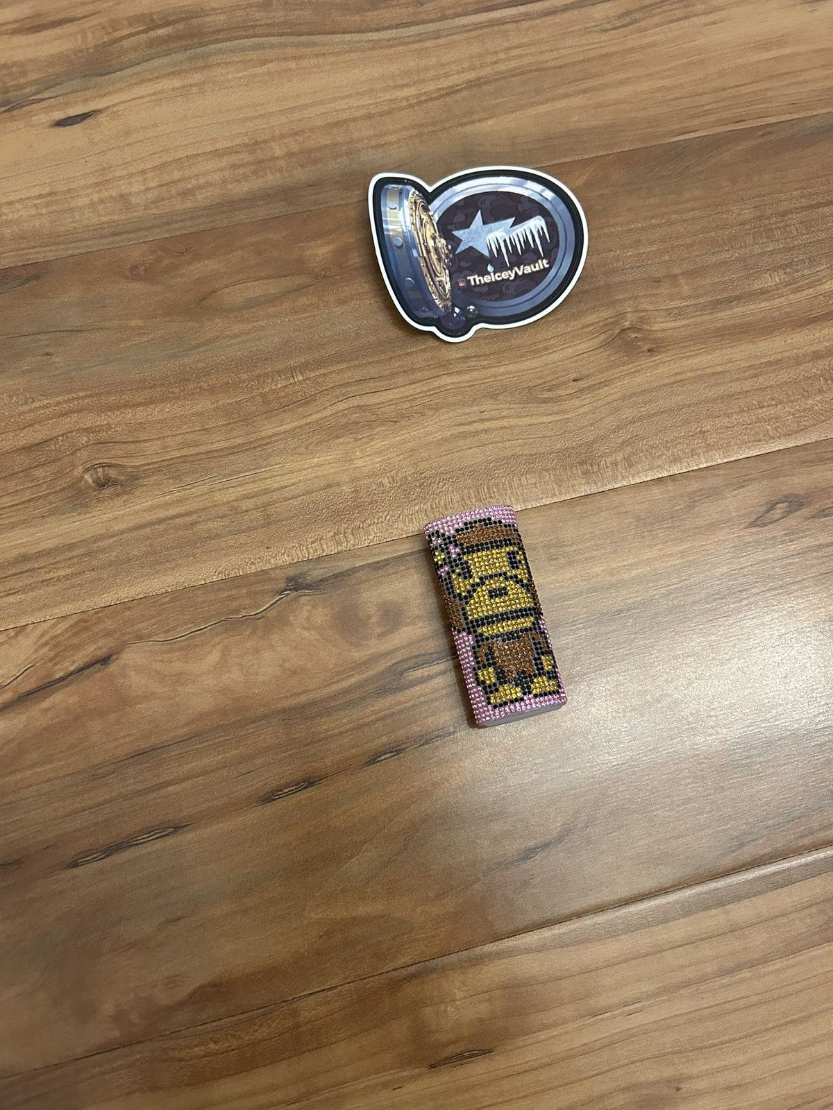 Bape Bape Beaded Pink Baby Lisa Lighter Case Size ONE SIZE - 2 Thumbnail