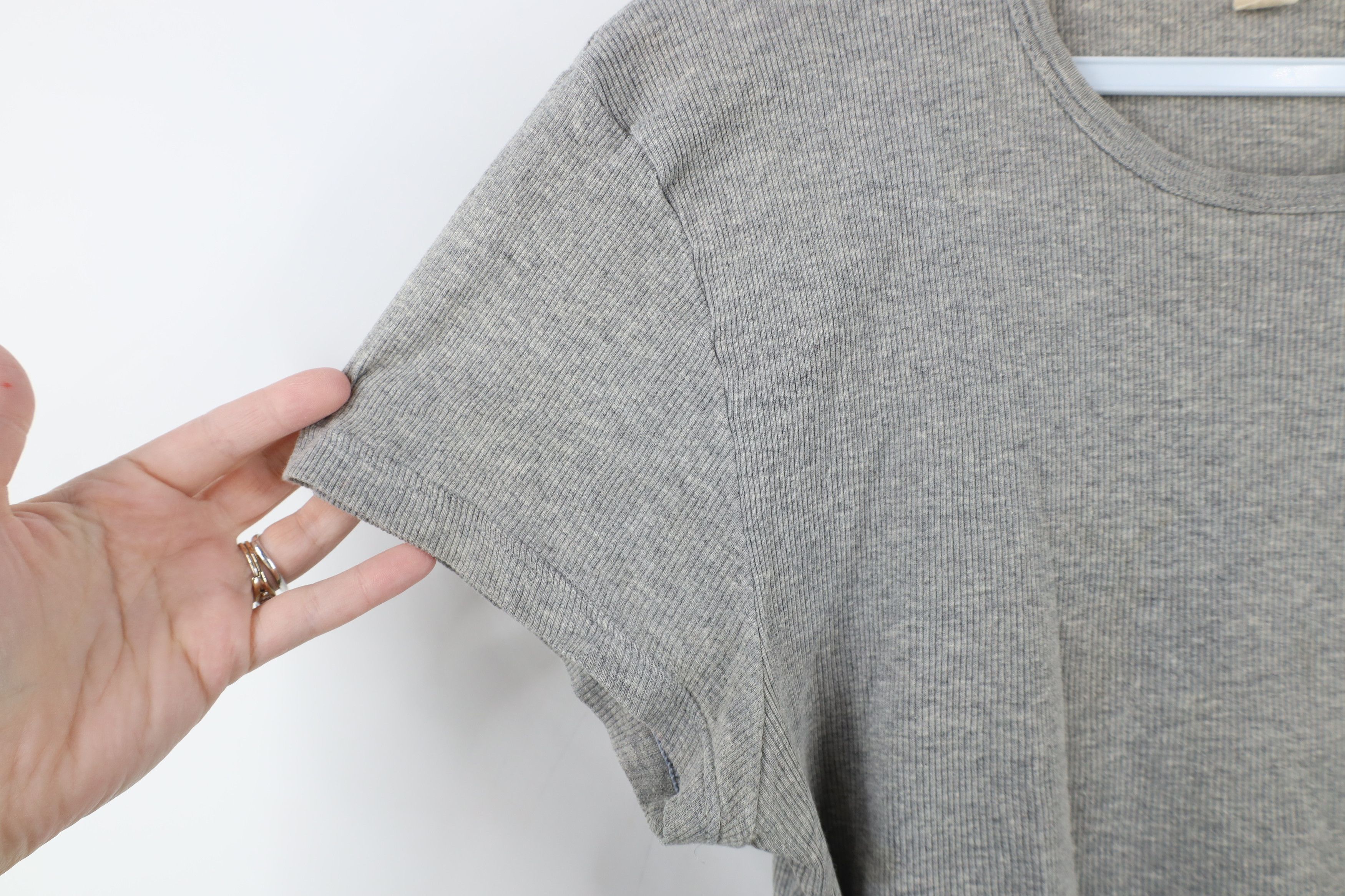 Abercrombie & Fitch × Vintage Vintage Y2K Babydoll Abercrombie & Fitch Ribbed Knit T-Shirt Size L / US 10 / IT 46 - 7 Thumbnail