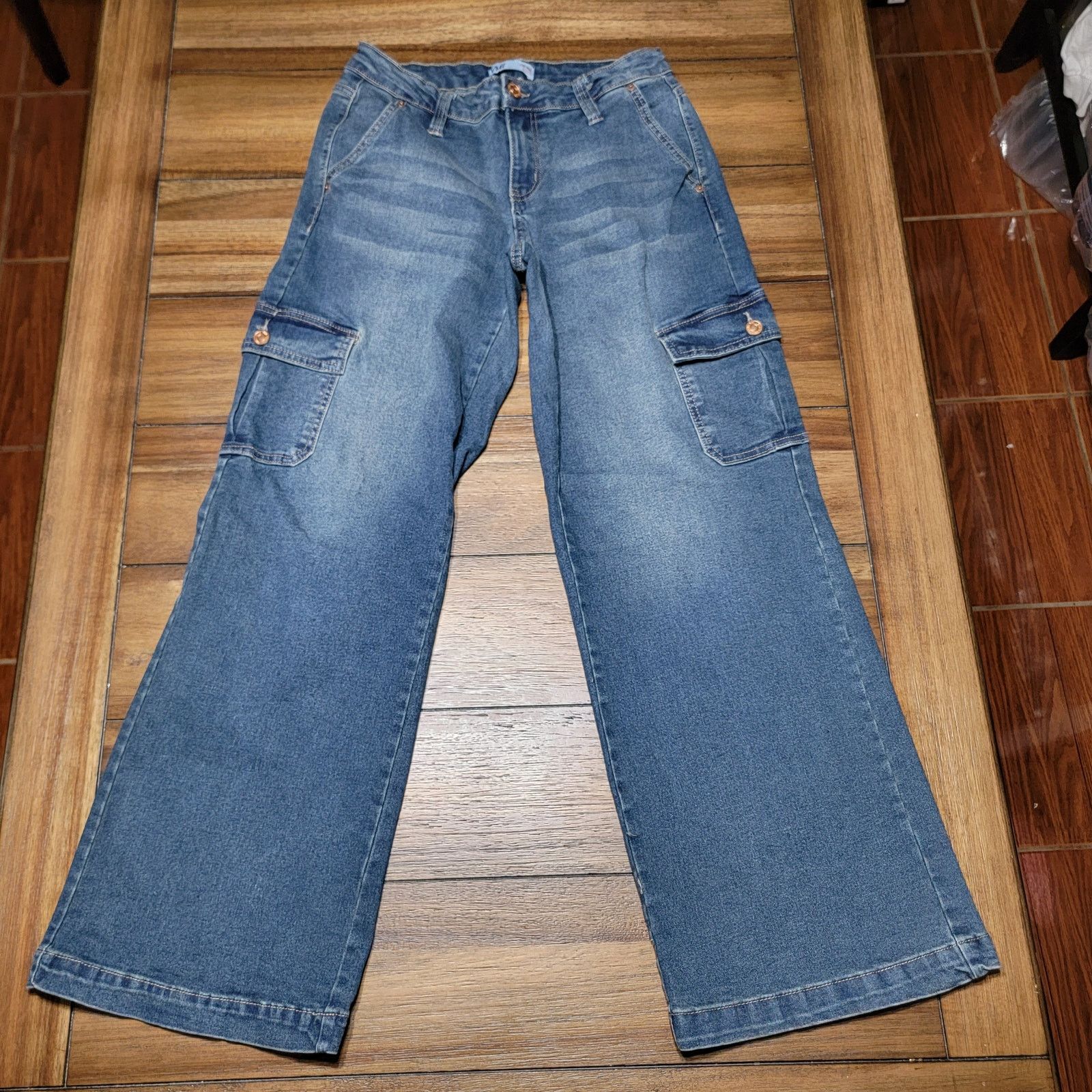 Other YMI Junior Low-Rise Skater Wide Leg Jeans - Size 5/27 Size 28" / US 6 / IT 42 - 1 Thumbnail