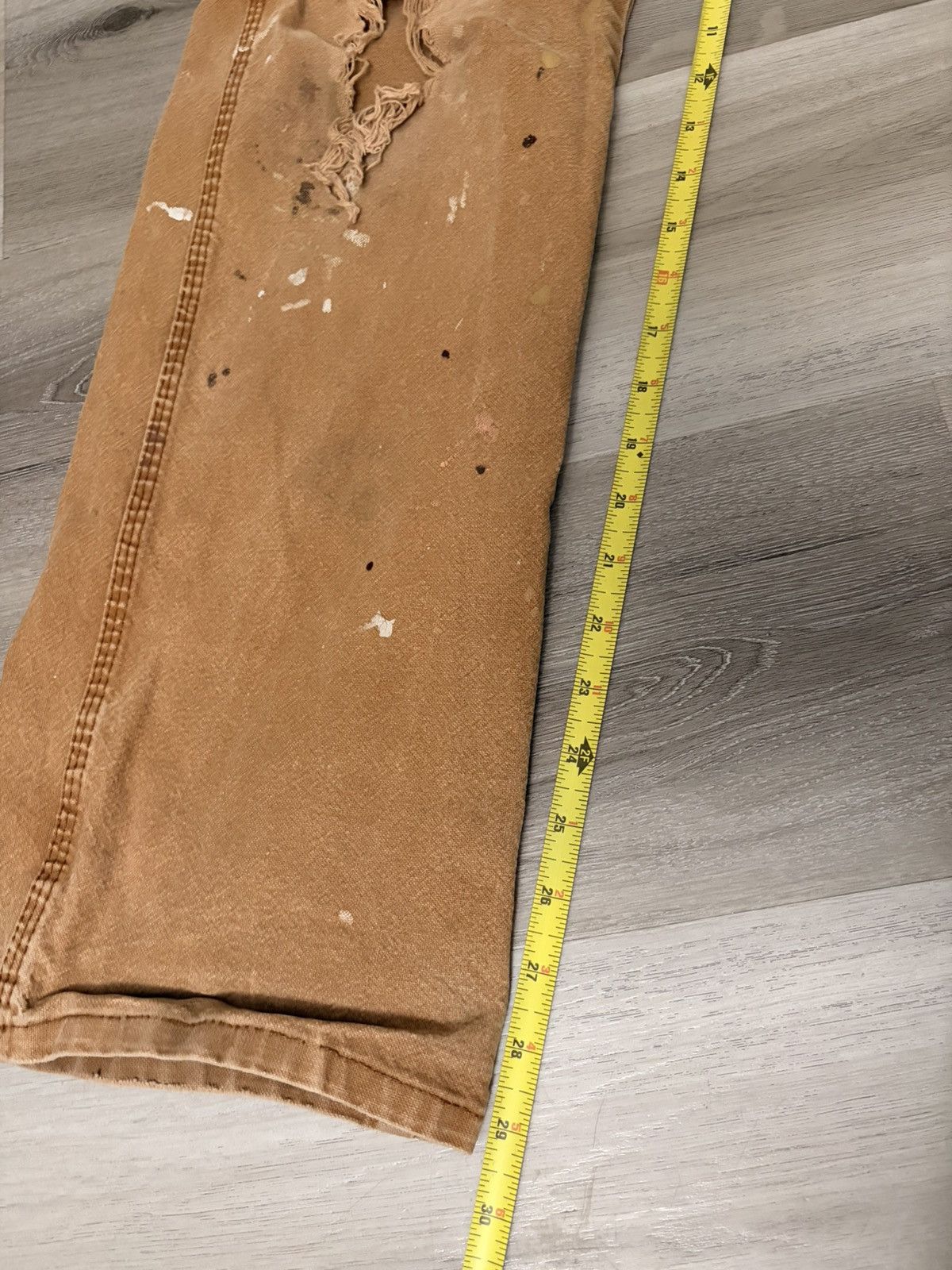 Dickies Dickies Thrashed Naturally Distressed Work Pants Cargos Size US 33 - 4 Thumbnail