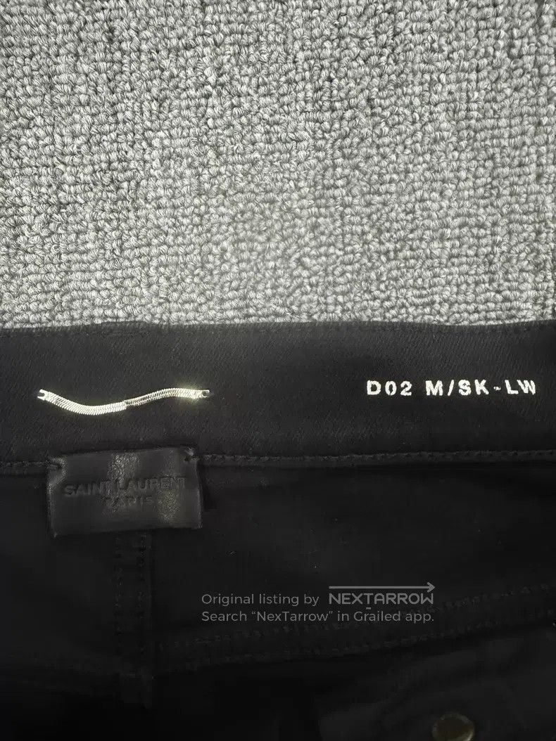 Saint Laurent Paris Saint Laurent Paris Black Basic Denim Jeans Size US 32 / EU 48 - 5 Thumbnail
