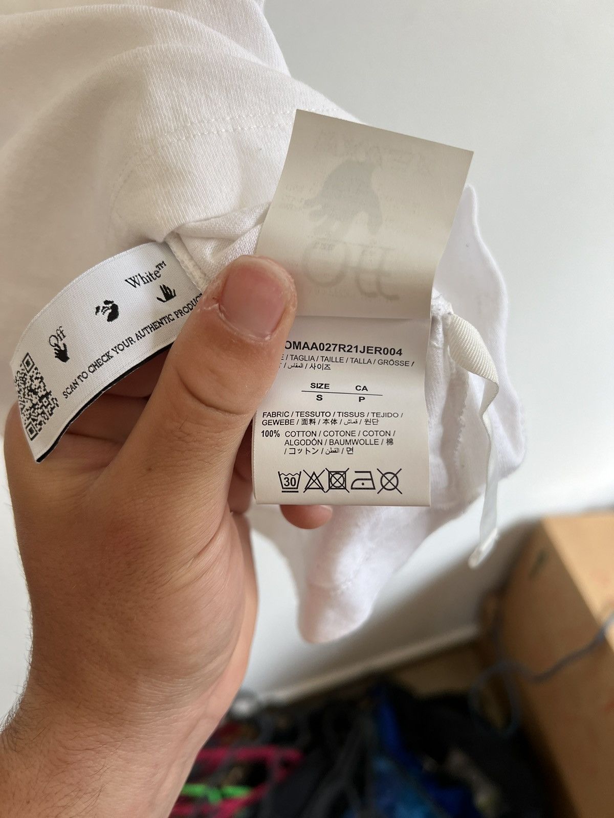 Off-White × Virgil Abloh Off white Caravaggio TEE Size US M / EU 48-50 / 2 - 9 Thumbnail