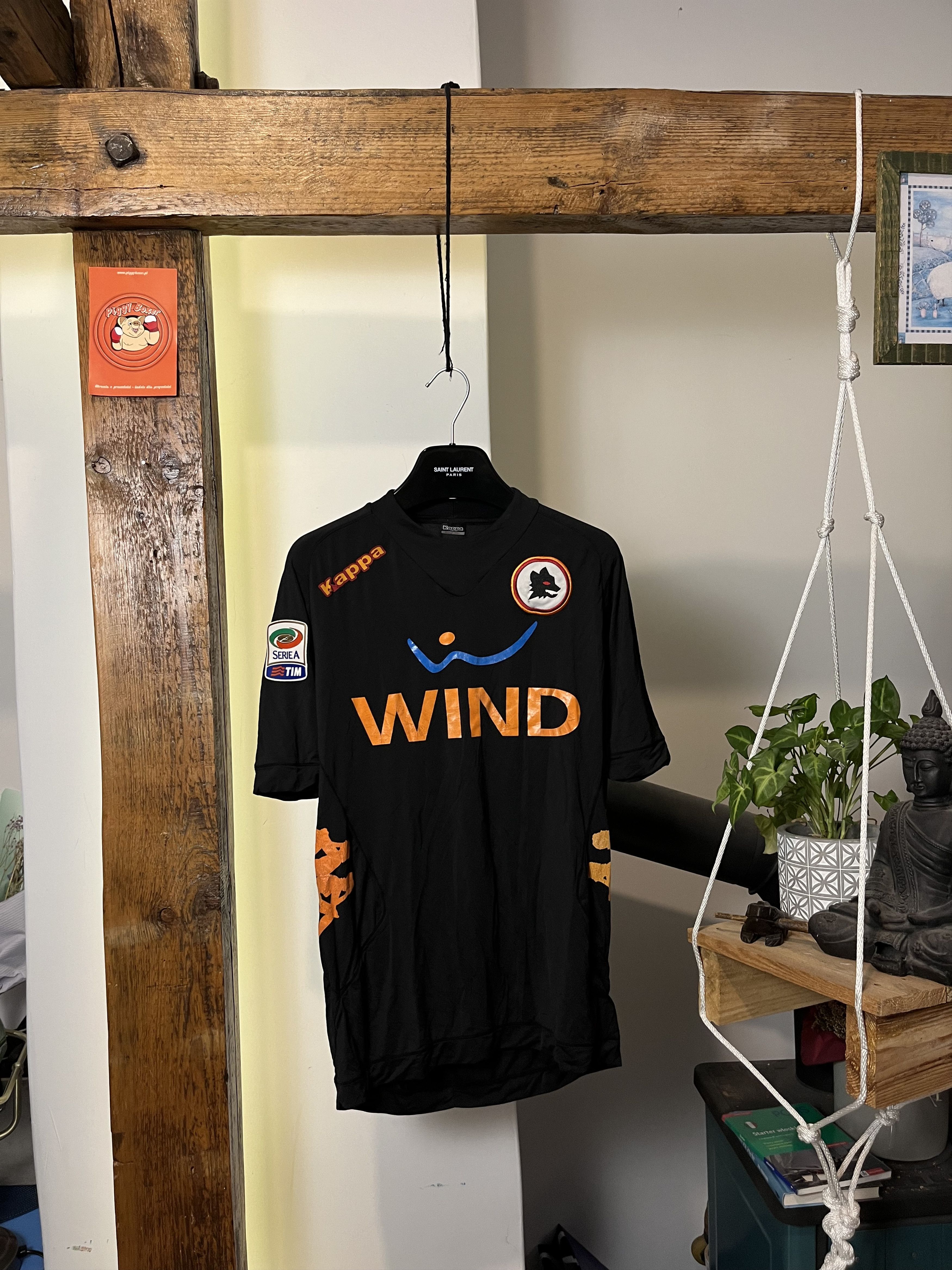 Kappa × Vintage Kappa AS Roma Seria A 2011/2012 Jersey T-Shirt Size US S / EU 44-46 / 1 - 2 Thumbnail