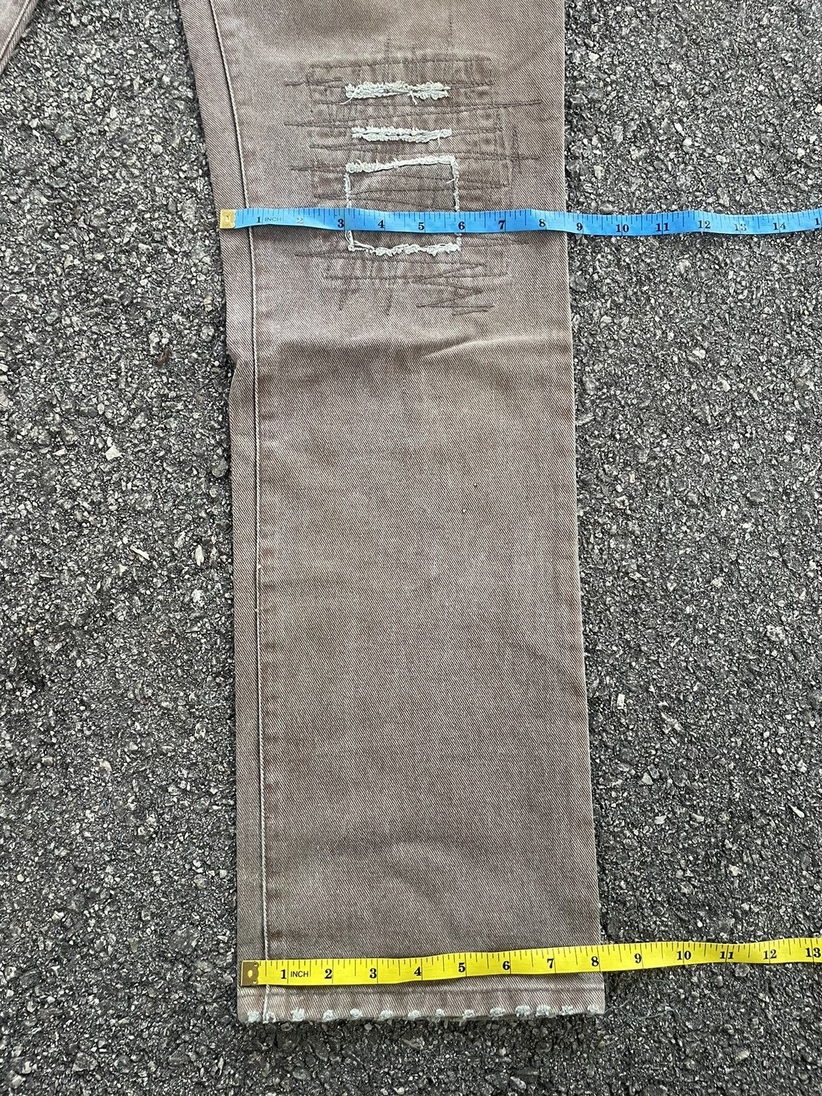 Japanese Brand × Seditionaries Straight Cut Distressed Denim Pant Size US 32 / EU 48 - 8 Thumbnail