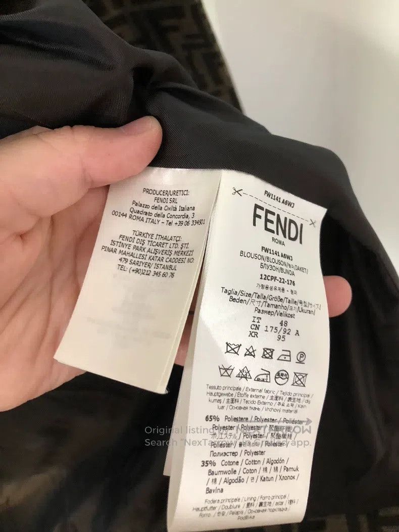Fendi Fendi All-Print Jacket Size US M / EU 48-50 / 2 - 4 Thumbnail