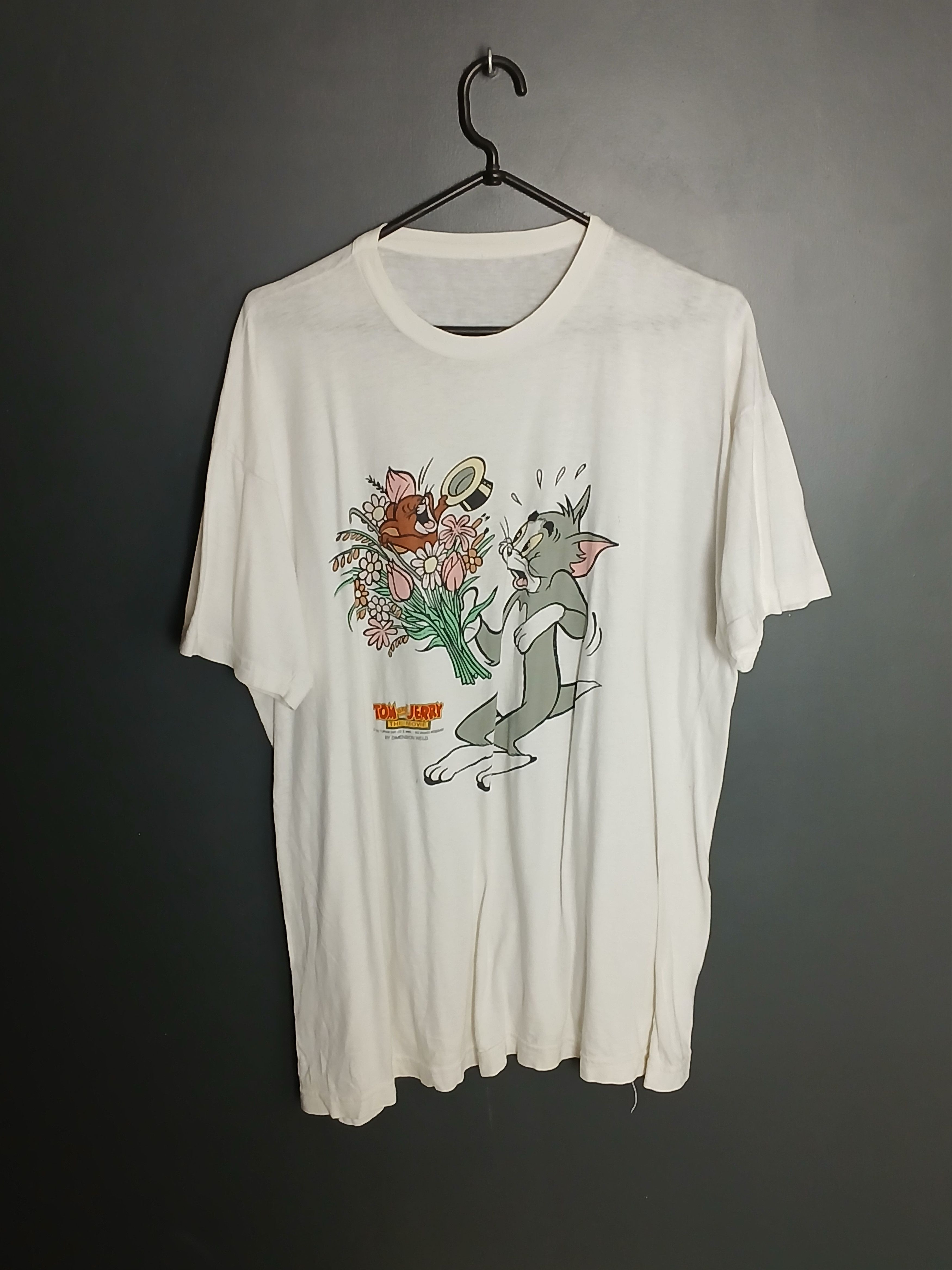 Cartoon Network Vintage 1992 Tom And Jerry T-Shirt Size US L / EU 52-54 / 3 - 1 Thumbnail