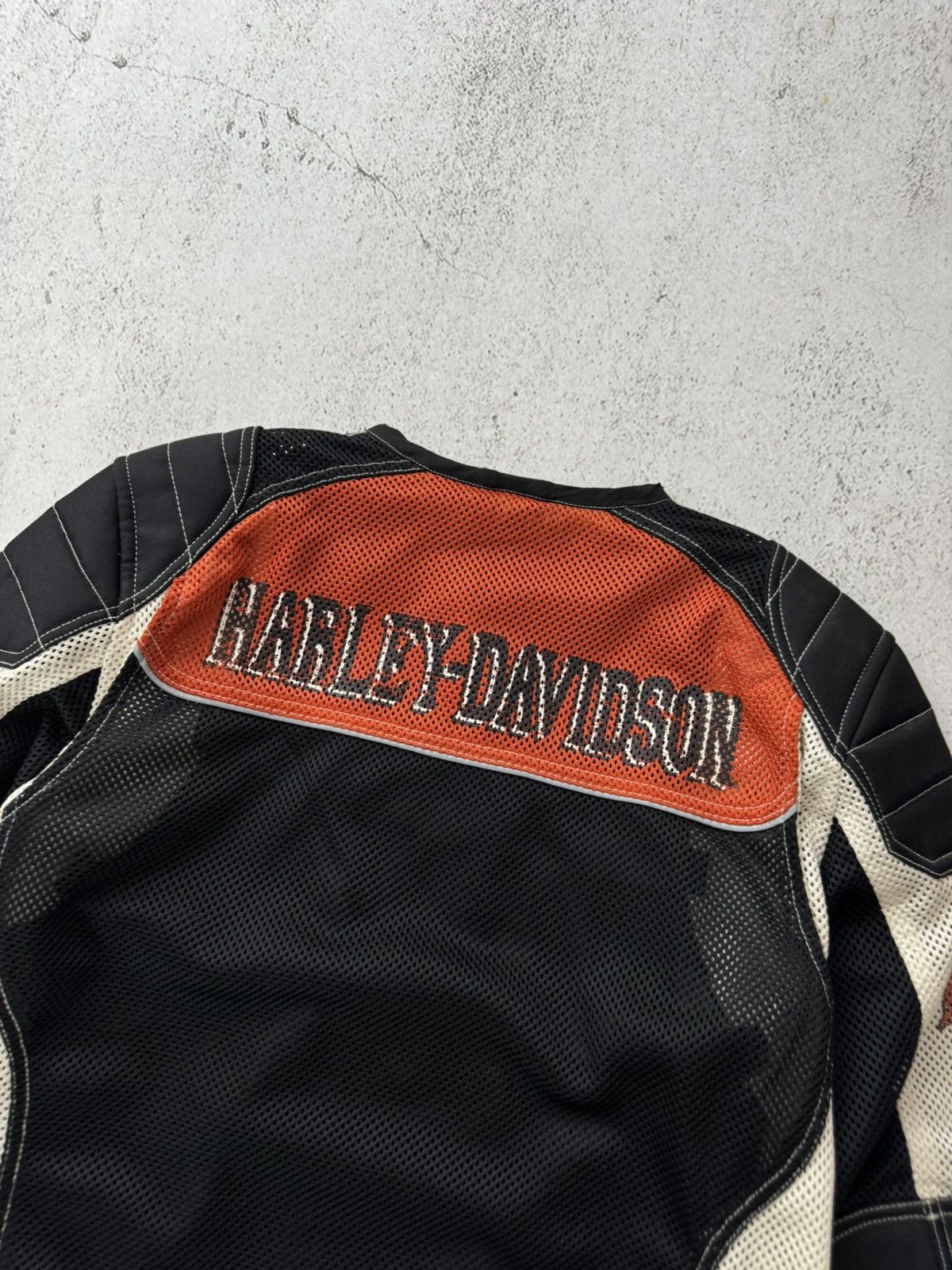 Harley Davidson × Marlboro Harley Davidson HD Vintage Riding Gear Bike Bomber Jacket Size US L / EU 52-54 / 3 - 13 Thumbnail