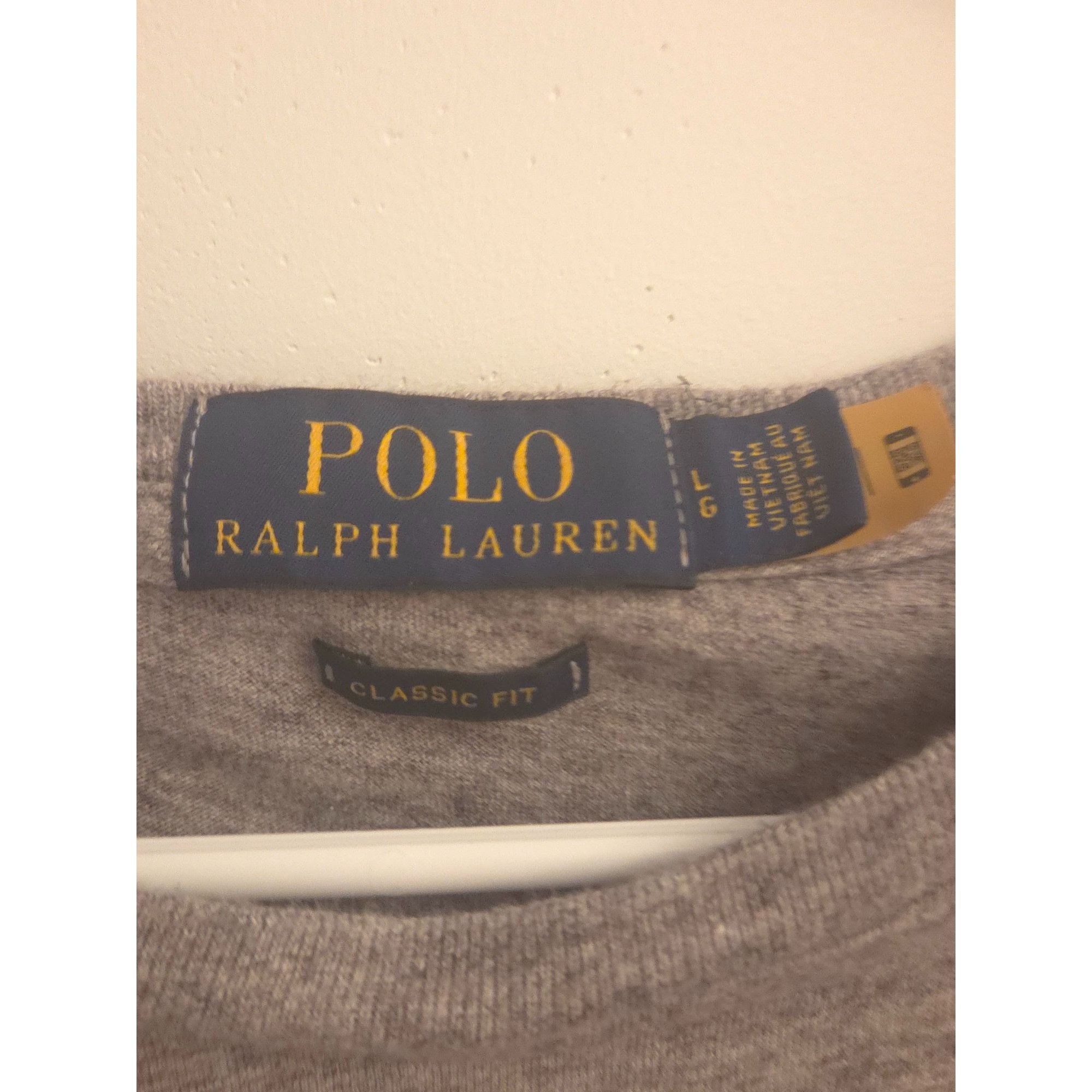 Polo Ralph Lauren Men’s Polo Ralph Lauren Grey Crewneck Sweater – Modern Fit Size US L / EU 52-54 / 3 - 5 Thumbnail