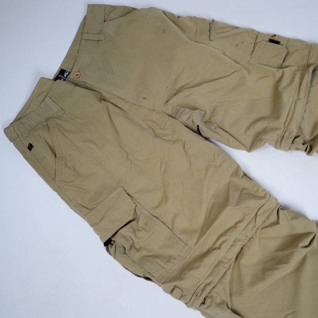 Vans Vintage 00s Vans 66 Cargo transformer pants shorts y2k skate Size US 34 / EU 50 - 2 Thumbnail