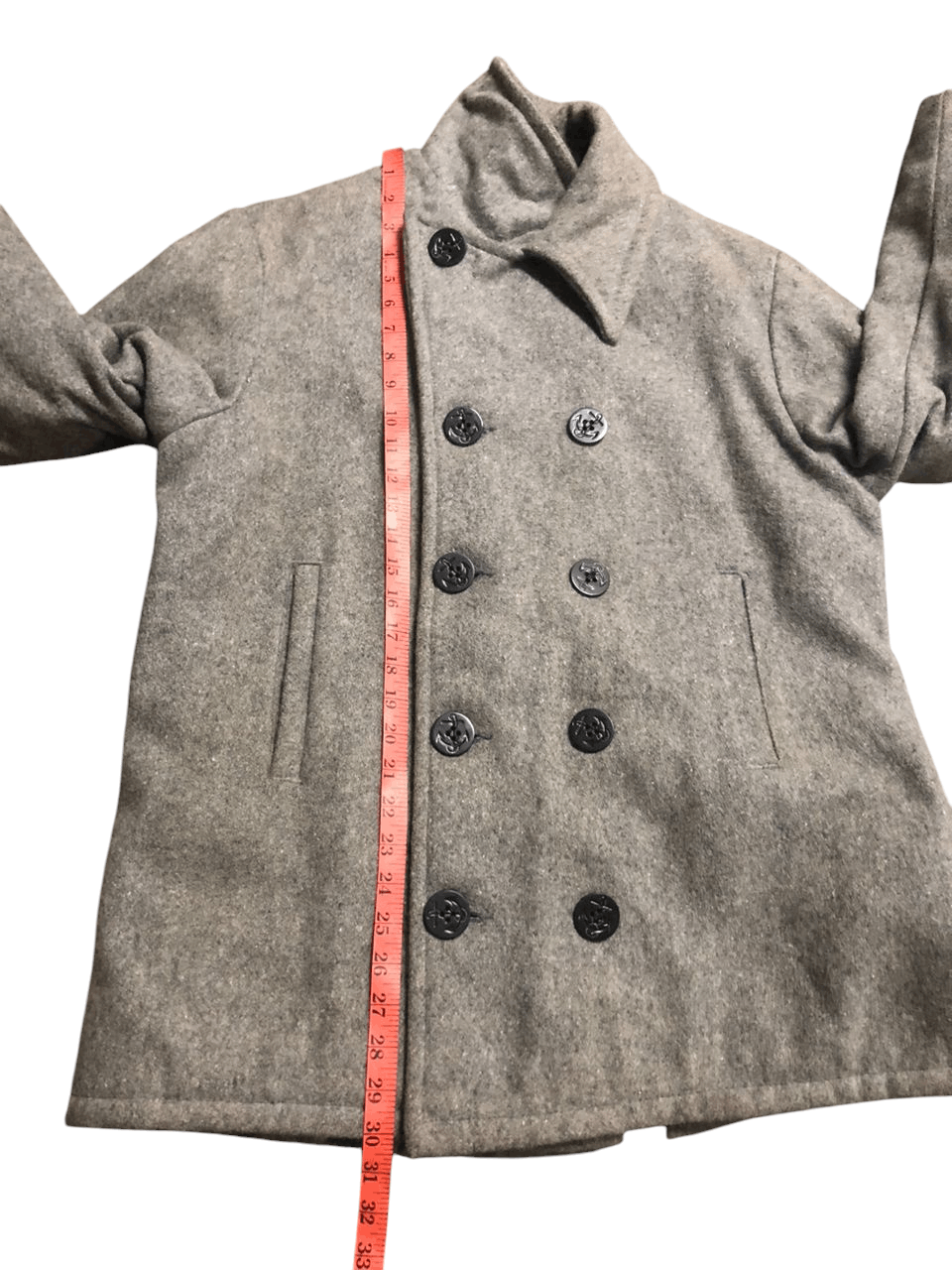 Naval Clothing Factory Vintage Naval Clothing Factory Pea Coat Wool Quilted Lined Size US M / EU 48-50 / 2 - 15 Thumbnail