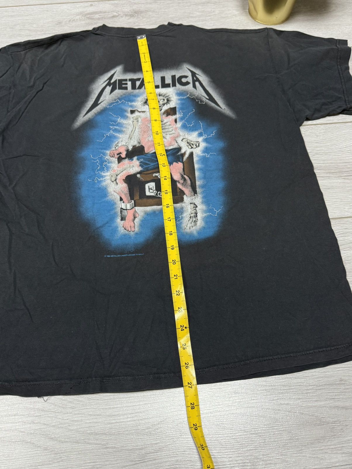 Metallica Vintage Metallica 1994 Metal Up Your Ass Tour Tee toilet Size US XL / EU 56 / 4 - 12 Thumbnail