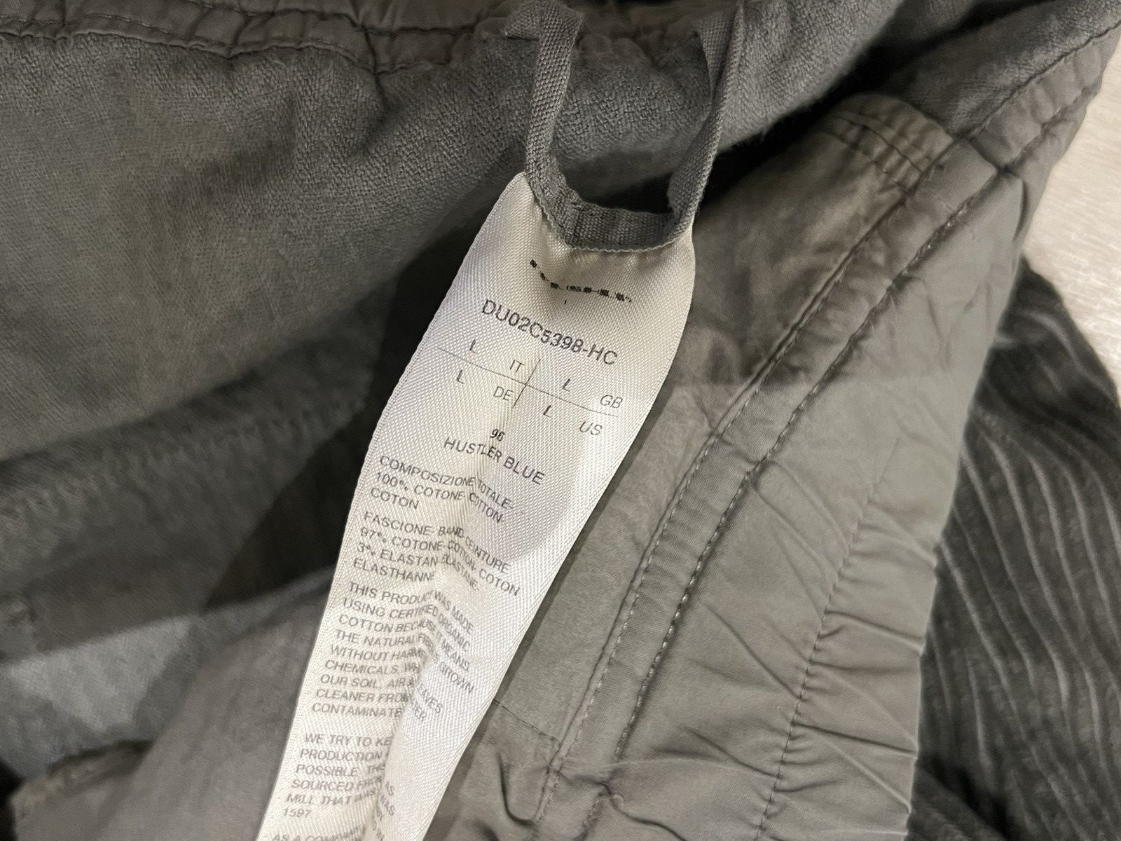Rick Owens × Rick Owens Drkshdw Rick Owens Cargo Bela Size US 34 / EU 50 - 5 Thumbnail
