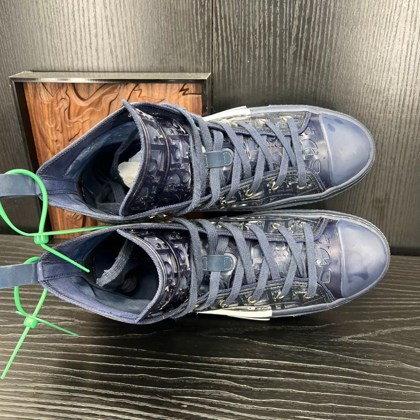 Dior Dior B23 Deep Blue Allover 43 New Size US 10 / EU 43 - 6 Thumbnail