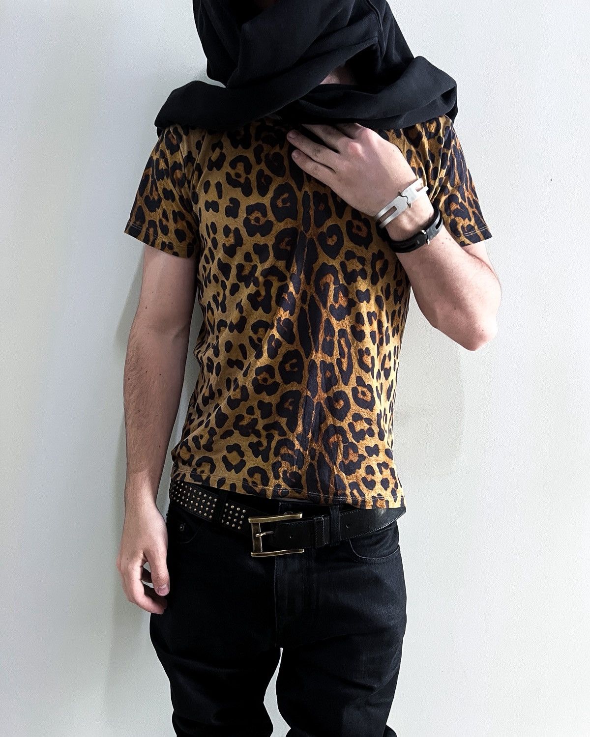 Saint Laurent Paris S/S15 CHEETAH T-SHIRT BY HEDI SLIMANE Size US M / EU 48-50 / 2 - 2 Thumbnail