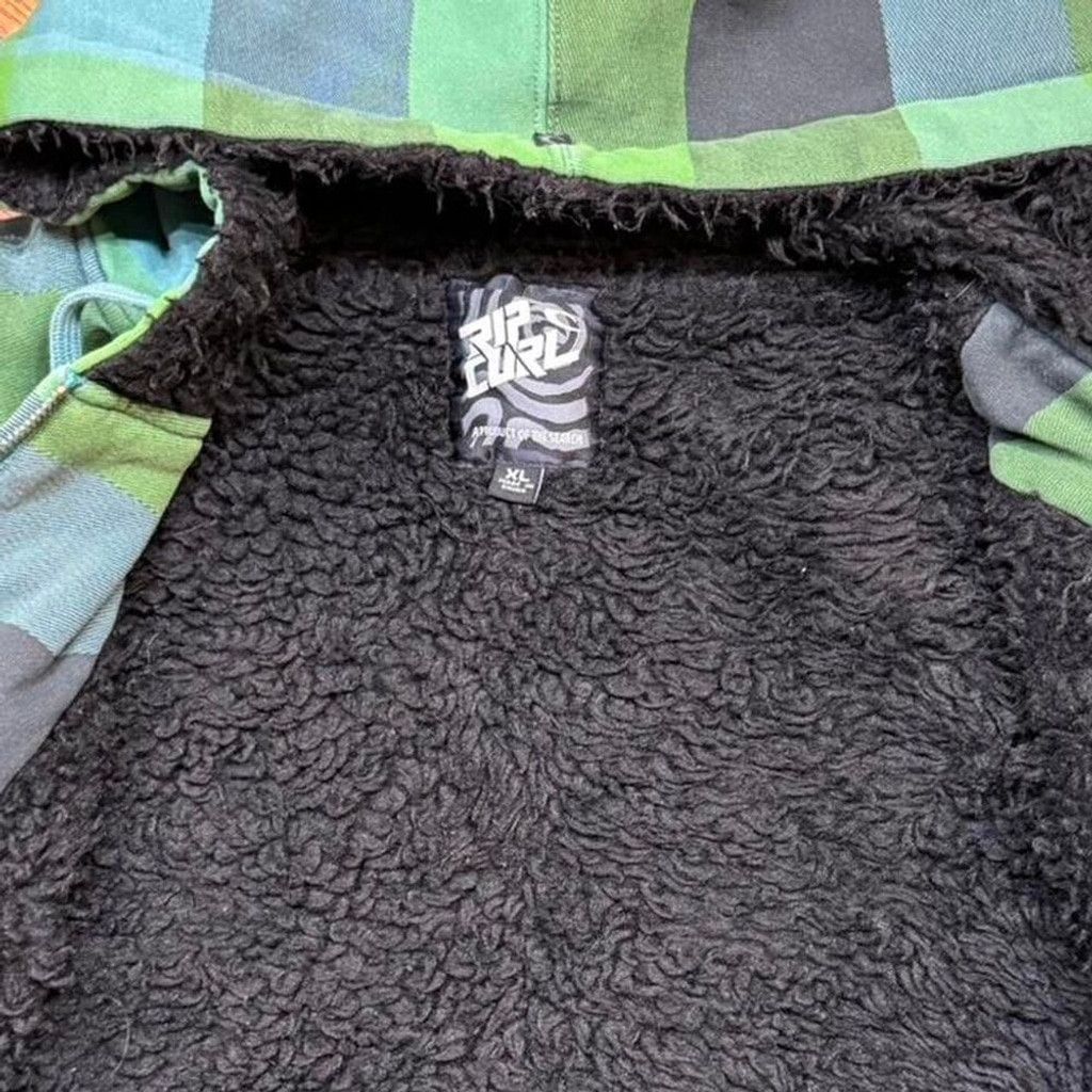 Rip Curl Y2K Rip Curl Surf Faux Fur Lined Skater Hoodie Jacket Size US XL / EU 56 / 4 - 6 Thumbnail