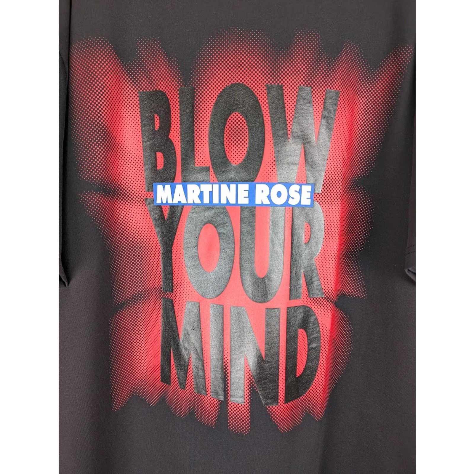 Martine Rose o1rshd1 Oversize Short Sleeve T-Shirt in Black XL Size US XL / EU 56 / 4 - 4 Thumbnail
