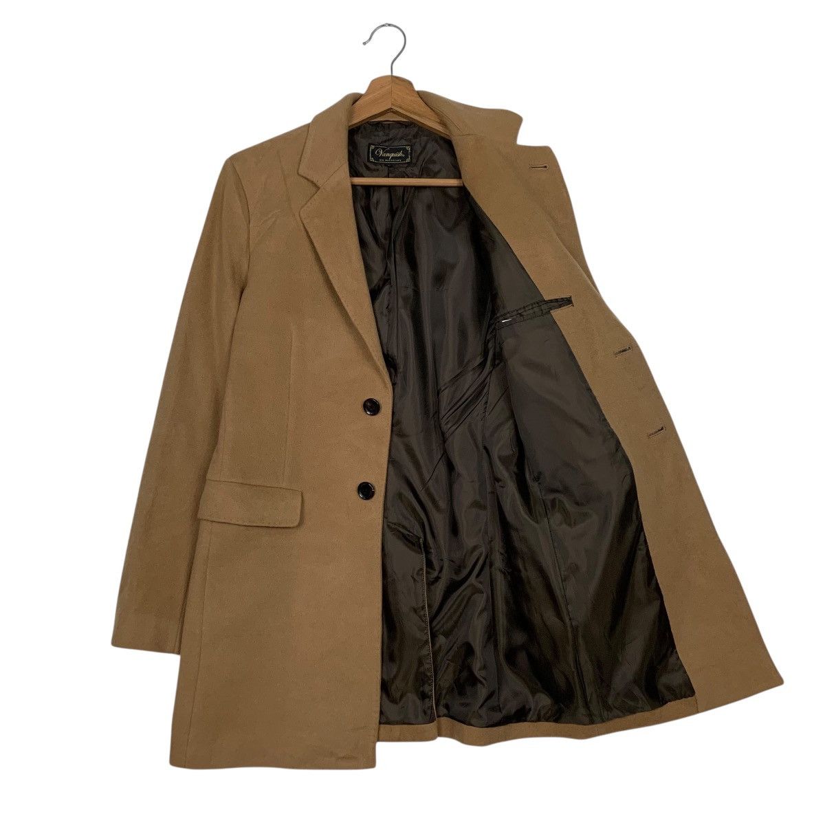 Vanquish Vanquish Brown Wool Coat Size US S / EU 44-46 / 1 - 9 Thumbnail
