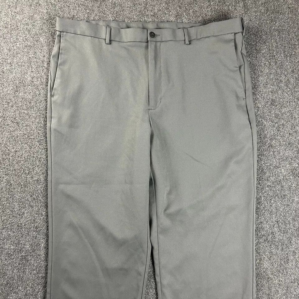 PGA Tour PGA Tour Pants Mens 40x30 Golf Slacks Tapered Leg Polyester Size US 40 / EU 56 - 2 Thumbnail