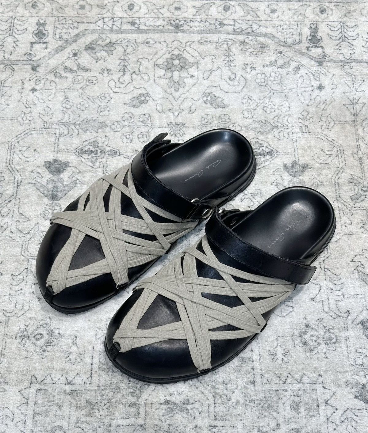 Rick Owens Rick Owens Mainline Black & White High-Top Converse Size US 8.5 / EU 41-42 - 3 Thumbnail