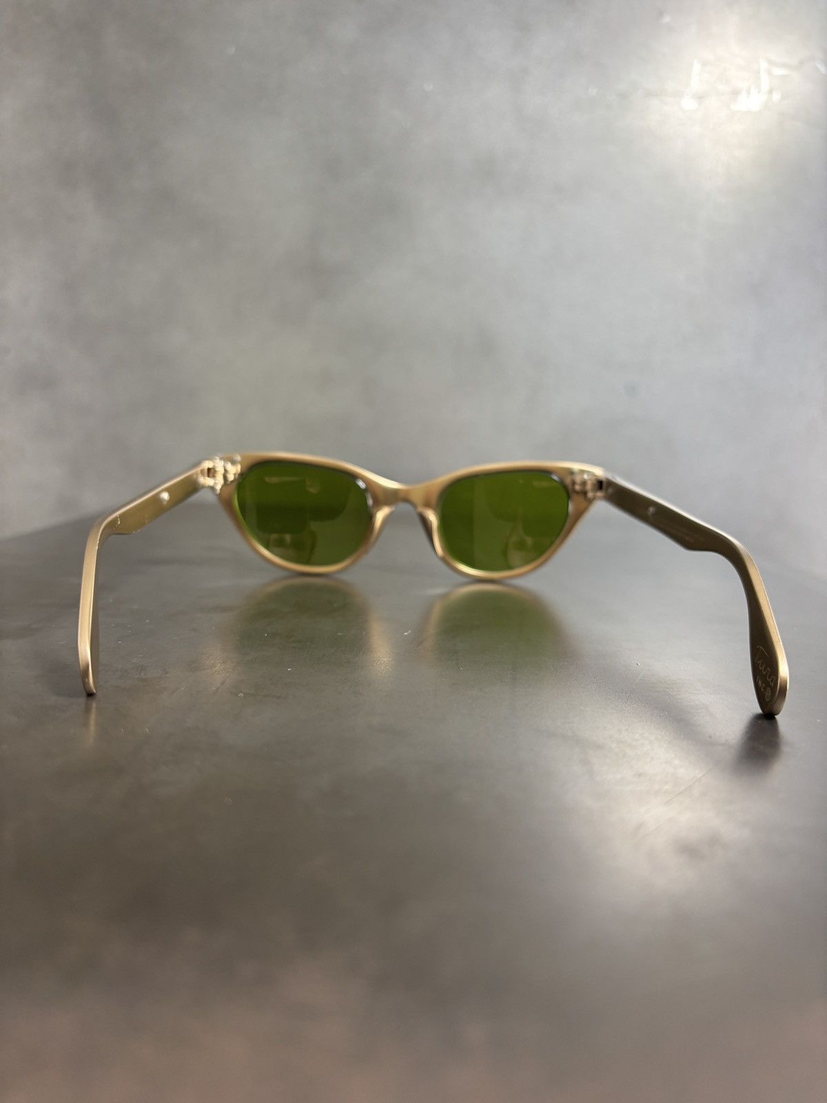 American Optical × Other × Vintage 1960s Tura Sunglasses 1950s Vintage Bronze Metal Turanette Size ONE SIZE - 11 Thumbnail