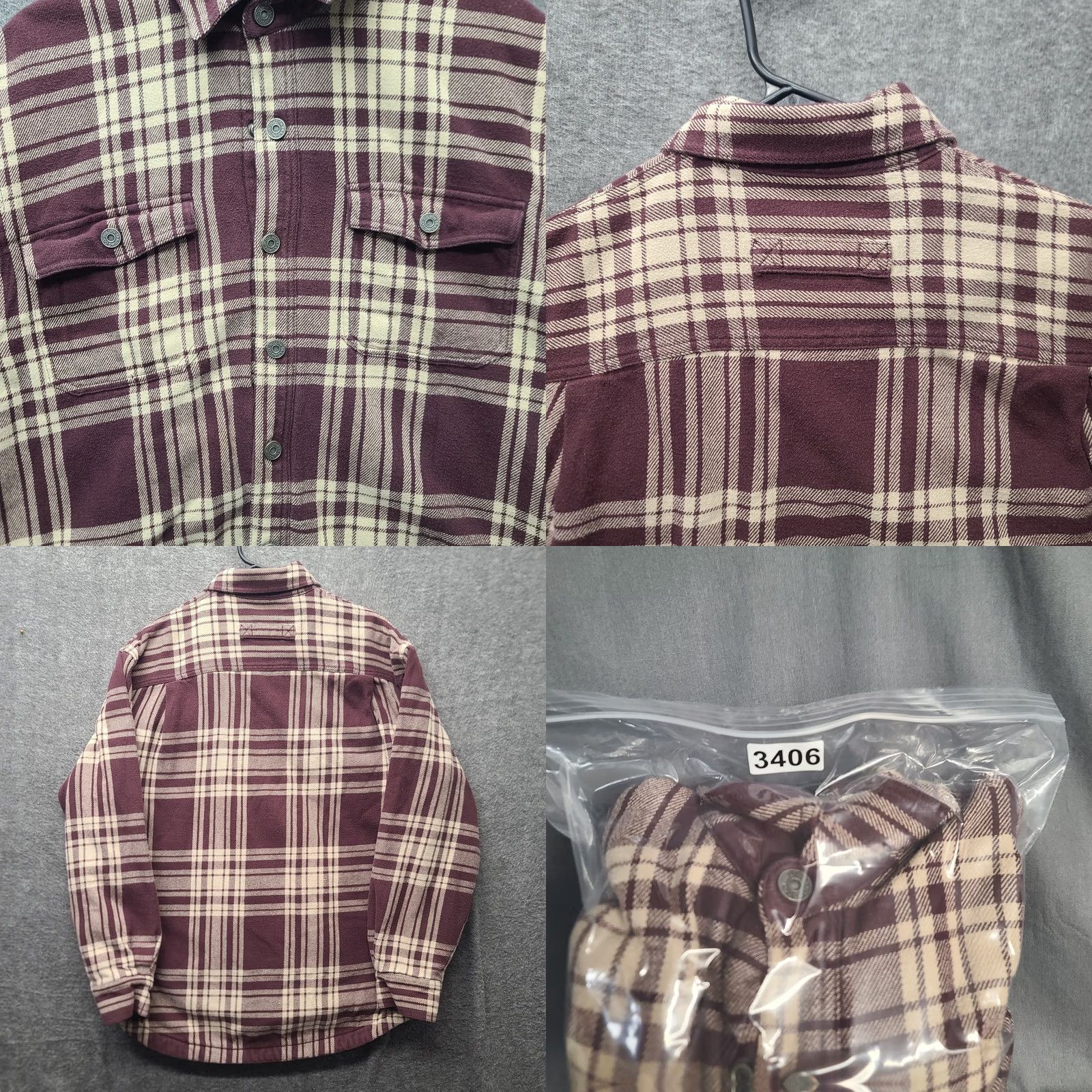 Vintage Duluth Flapjack Flannel Shirt Jac Heritage Weight Mens M Burgandy Plaid Button-Up Snap Long Sleeve Size US M / EU 48-50 / 2 - 8 Thumbnail