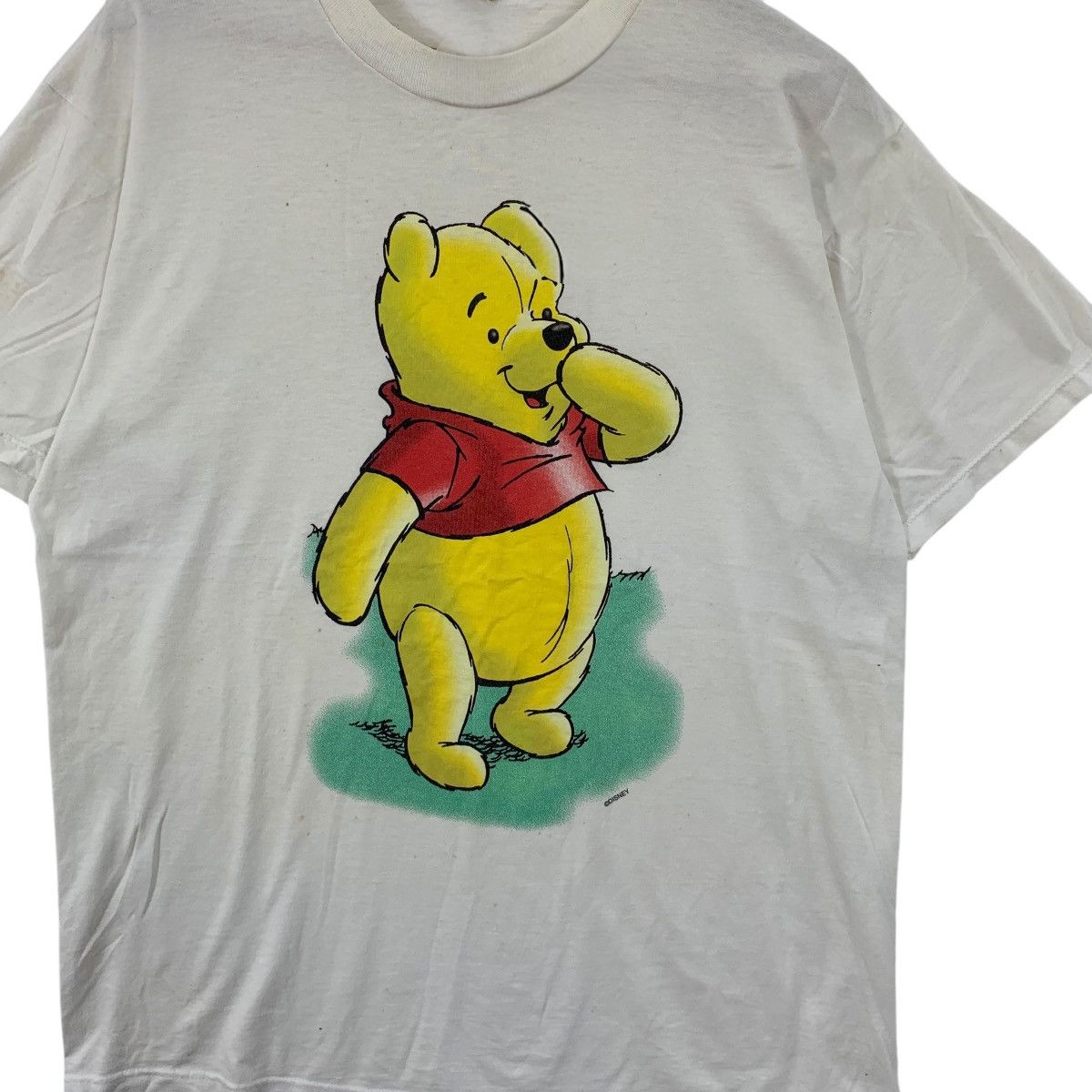 Disney Vintage 90’ DISNEY WINNIE THE POOH Cartoon Tee Shirt Top Size L / US 10 / IT 46 - 3 Thumbnail