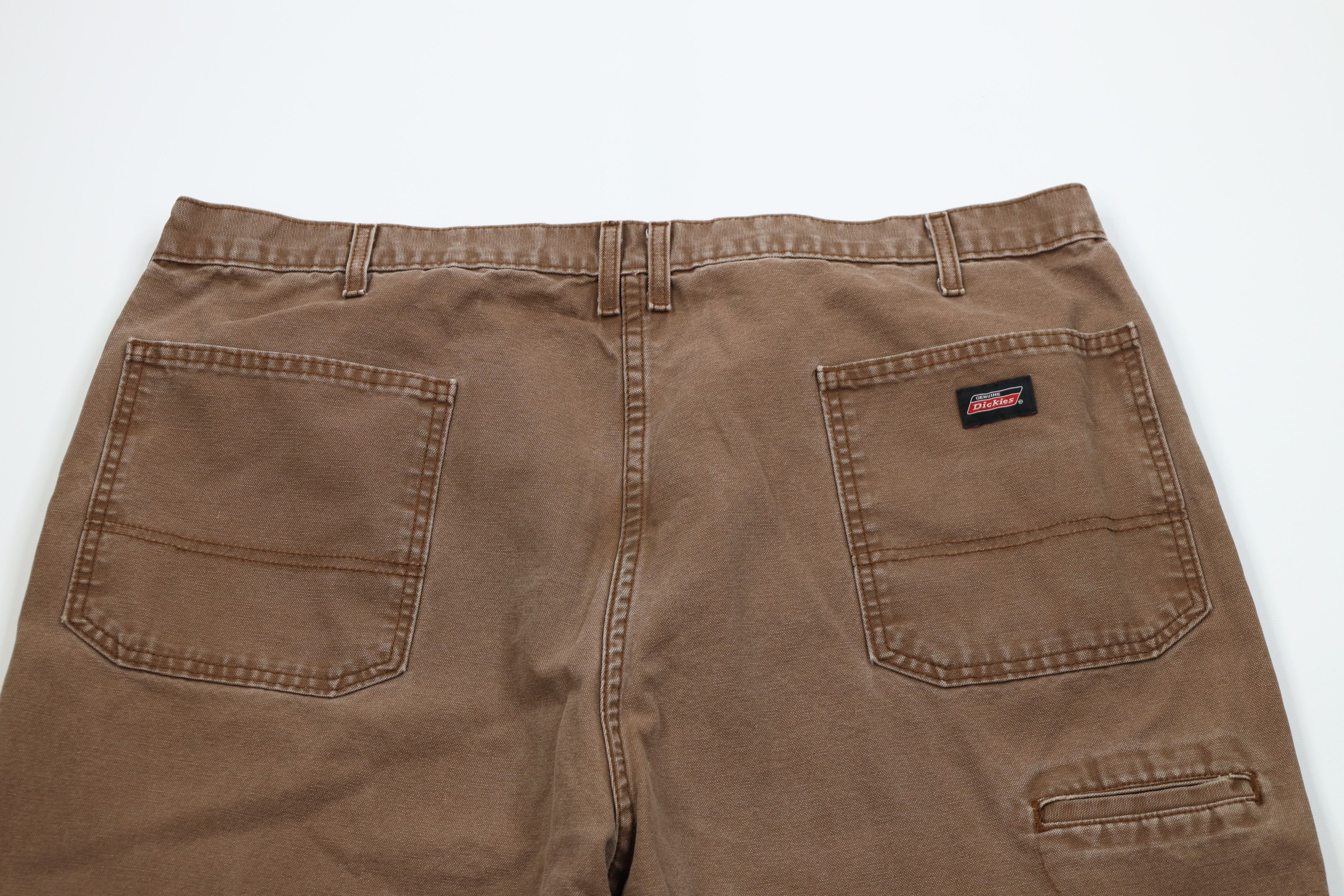 Dickies Vintage Y2K Dickies Workwear Wide Leg Dungaree Pants Brown Size US 42 / EU 58 - 12 Thumbnail