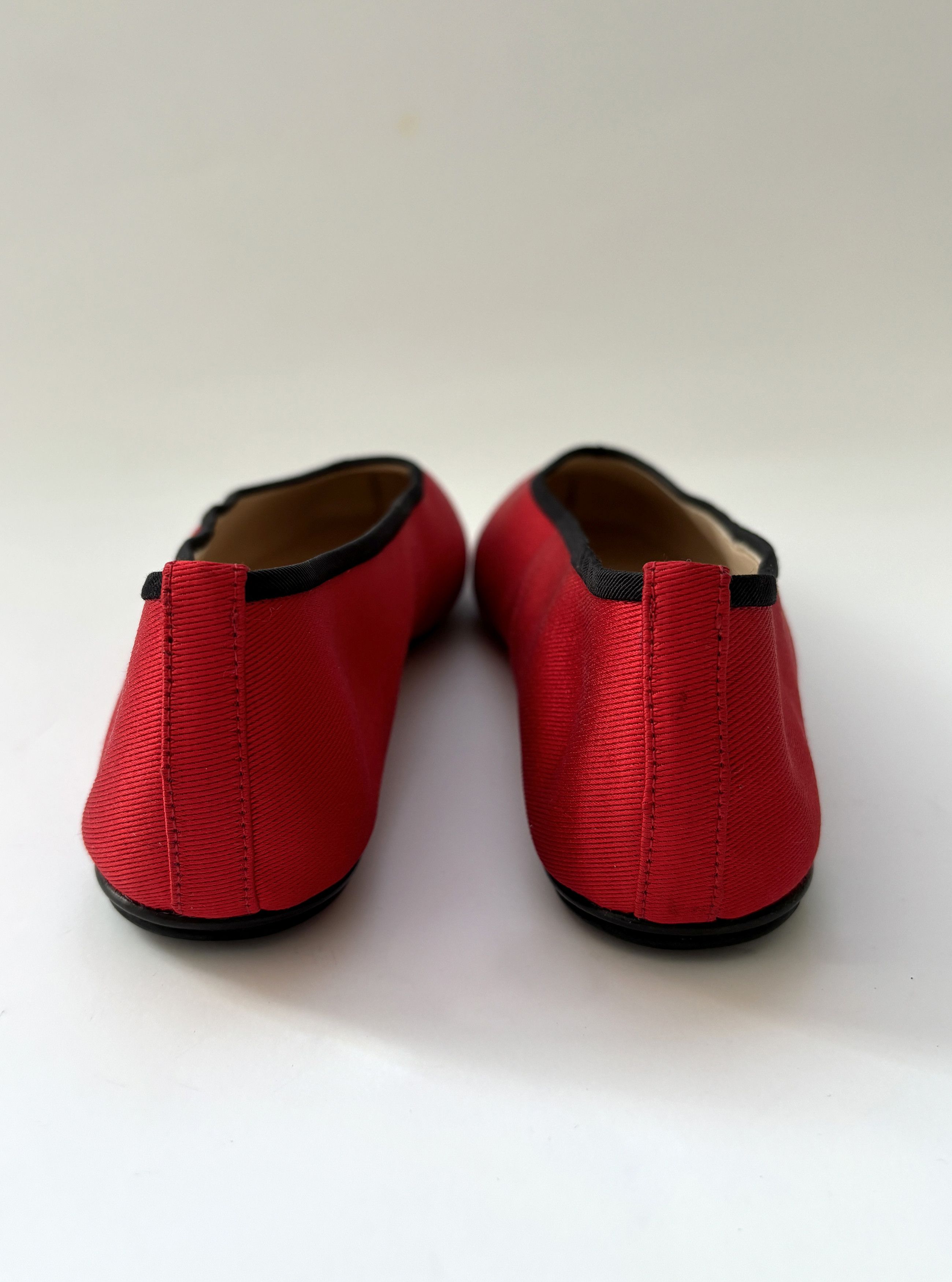 The Row ⚡️QUICK SALE⚡️The Row Red Satin Ballet Flats Size US 5.5 / IT 35.5 - 5 Thumbnail