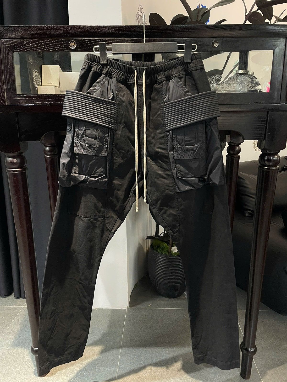 Rick Owens Drkshdw Rick Owens Drkshdw Creatch Cargo Pants Size US 30 / EU 46 - 1 Thumbnail
