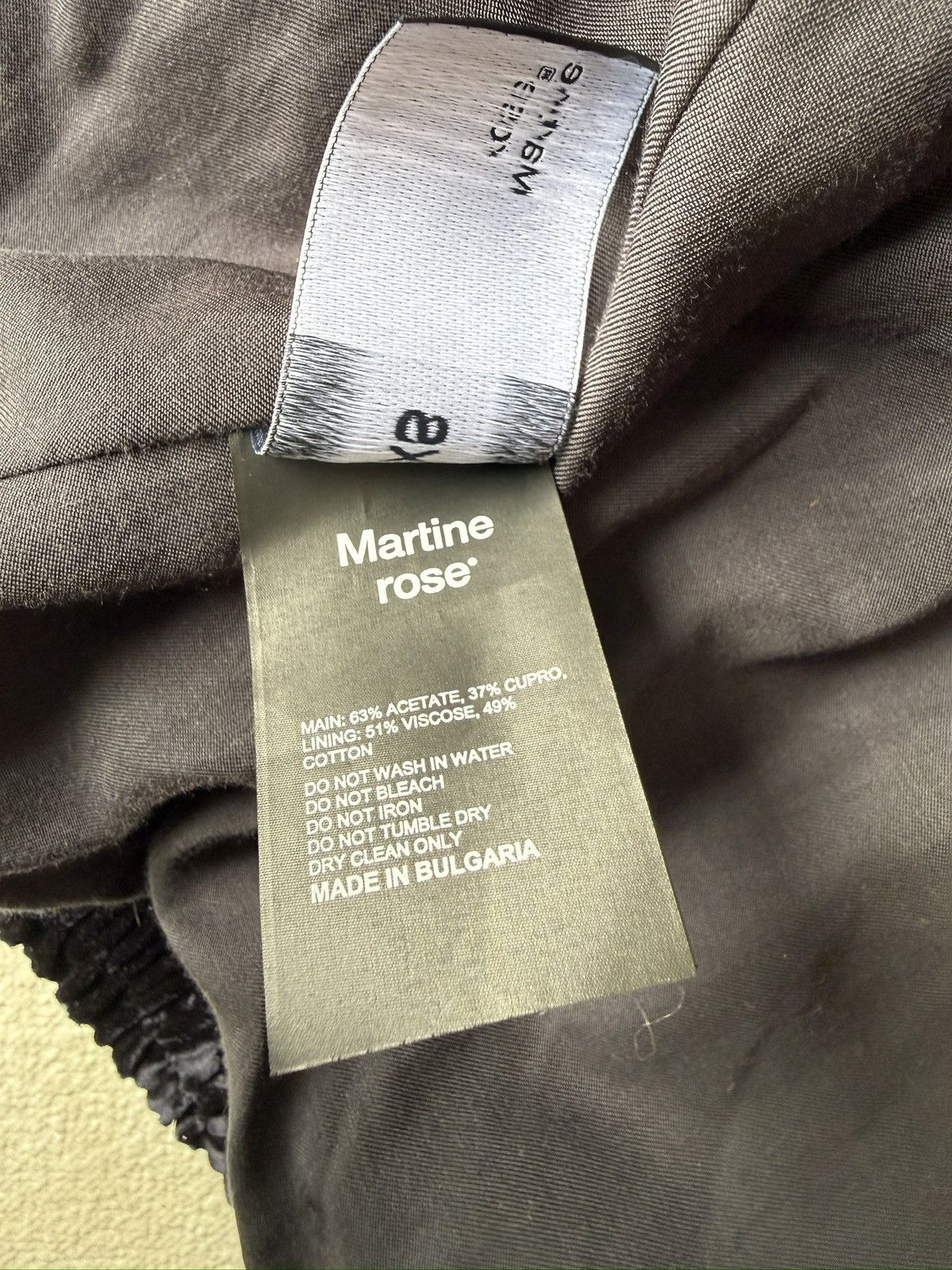 Martine Rose Martine Rose Velour Track Jacket Size XS / US 0-2 / IT 36-38 - 7 Thumbnail