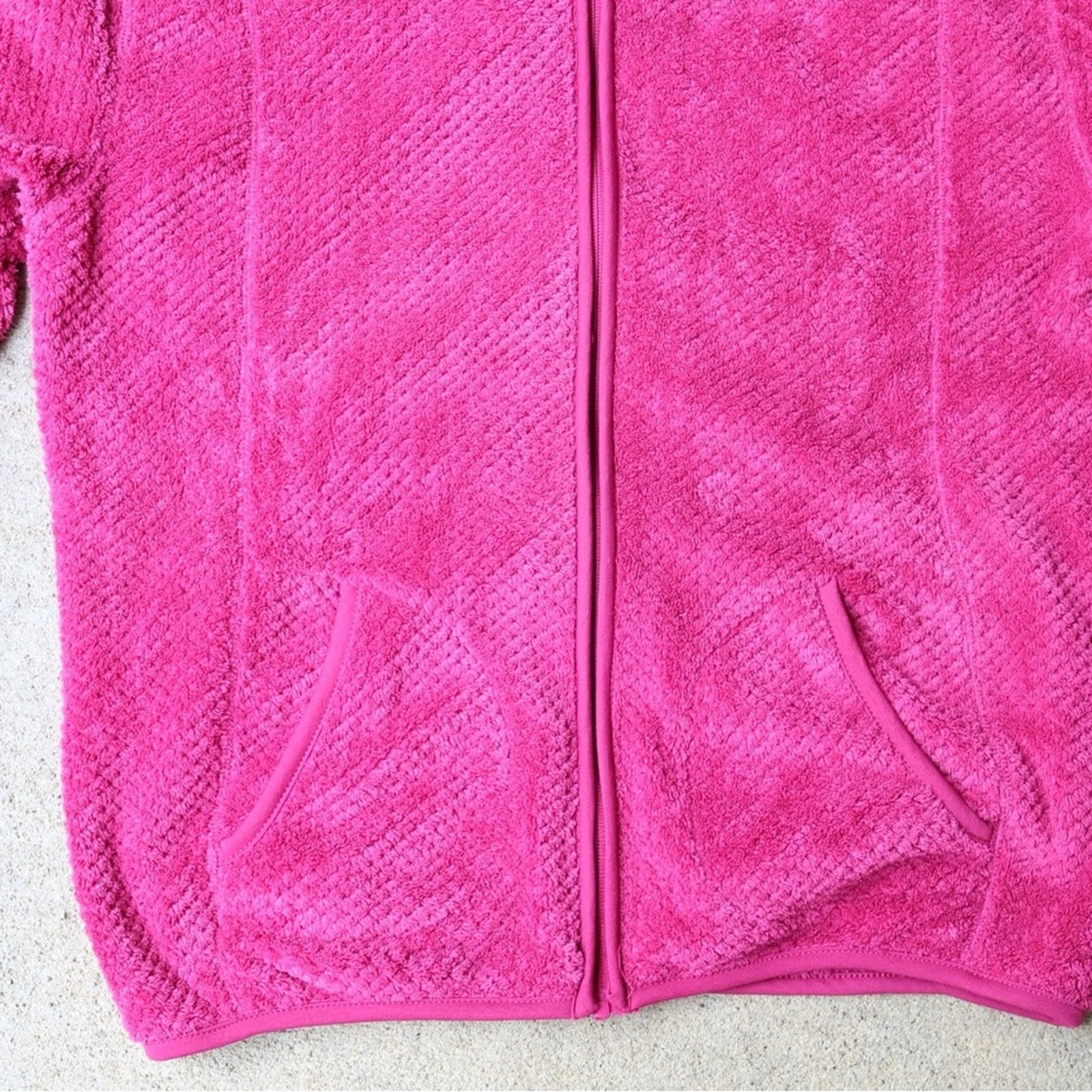 Other Women’s full zip hot pink hoodie. 777 super brand Sz M soft Size M / US 6-8 / IT 42-44 - 5 Thumbnail