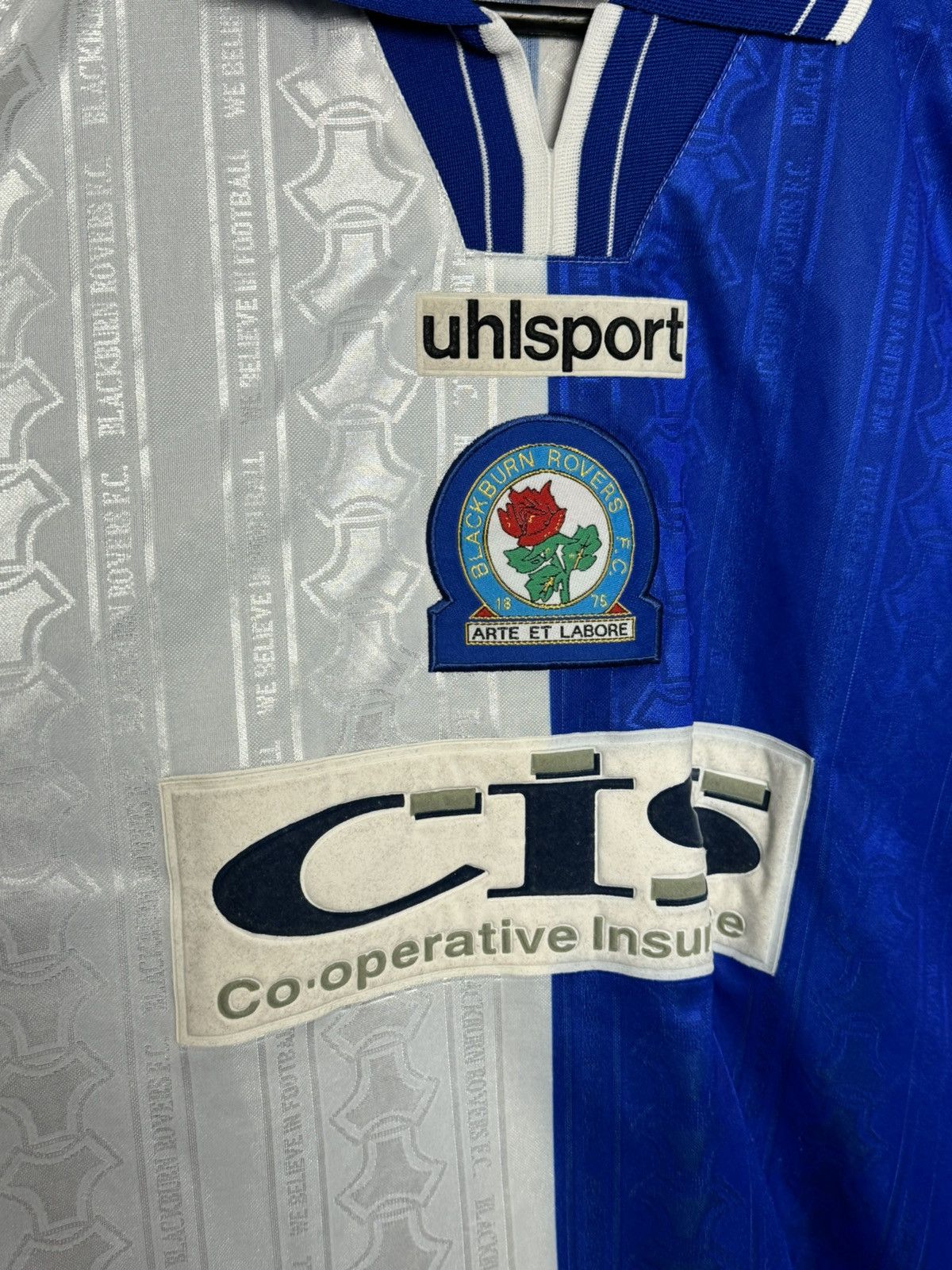Other Blackburn Rovers 98/00 Home Flitcroft Football Jersey Size US XL / EU 56 / 4 - 4 Thumbnail