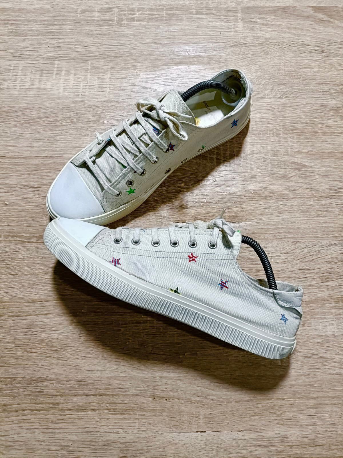 Saint shops laurent canvas sneakers