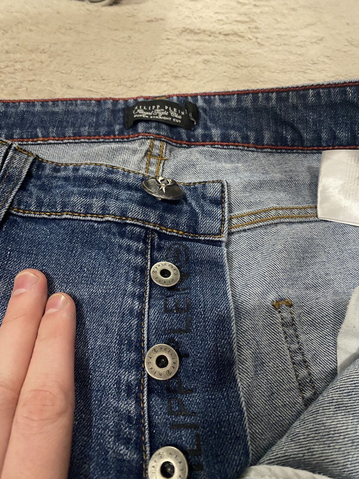Philipp Plein Luxury rare denim philipp plein edition 2019 retail 1000$ Size US 33 - 19 Thumbnail