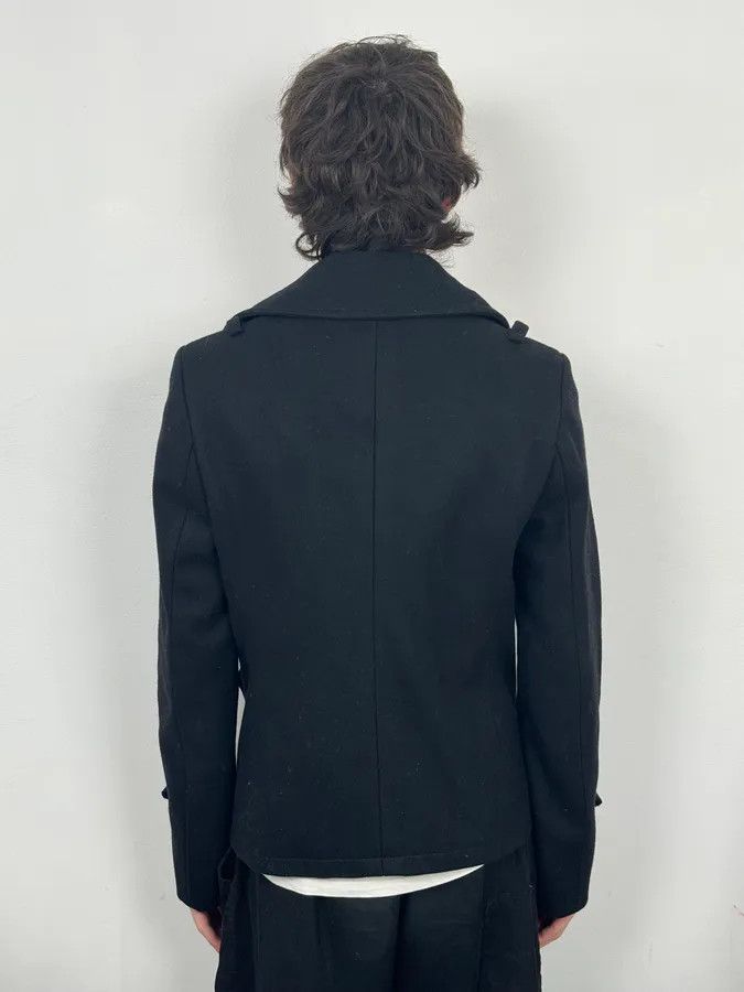 Balenciaga AW2007 Balenciaga Black Classy Officer Jacket By Nicolas Ghesquière Size US M / EU 48-50 / 2 - 3 Thumbnail