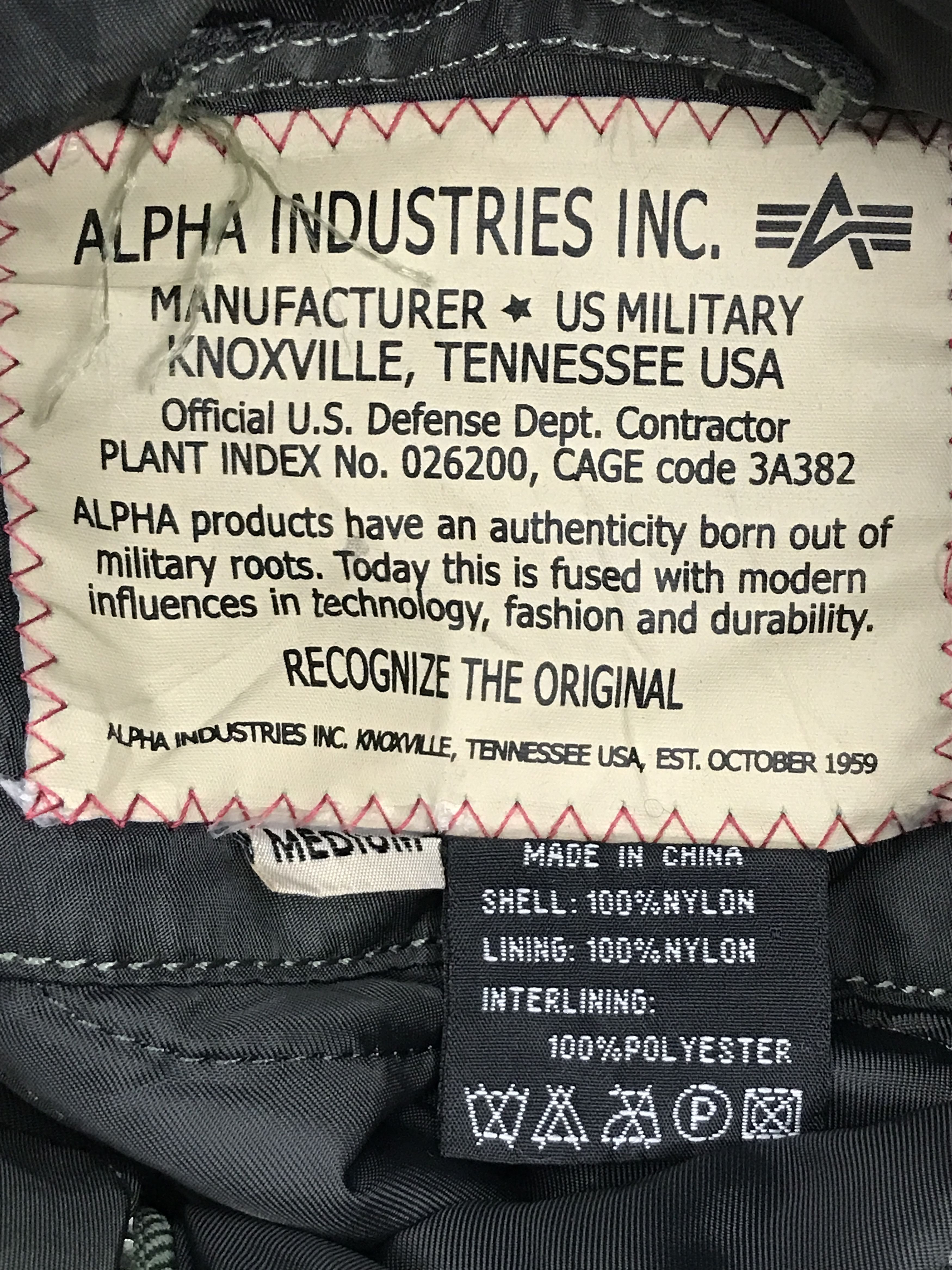Alpha Industries Vintage Alpha Industries Bomber Flight Jacket Size US M / EU 48-50 / 2 - 15 Thumbnail