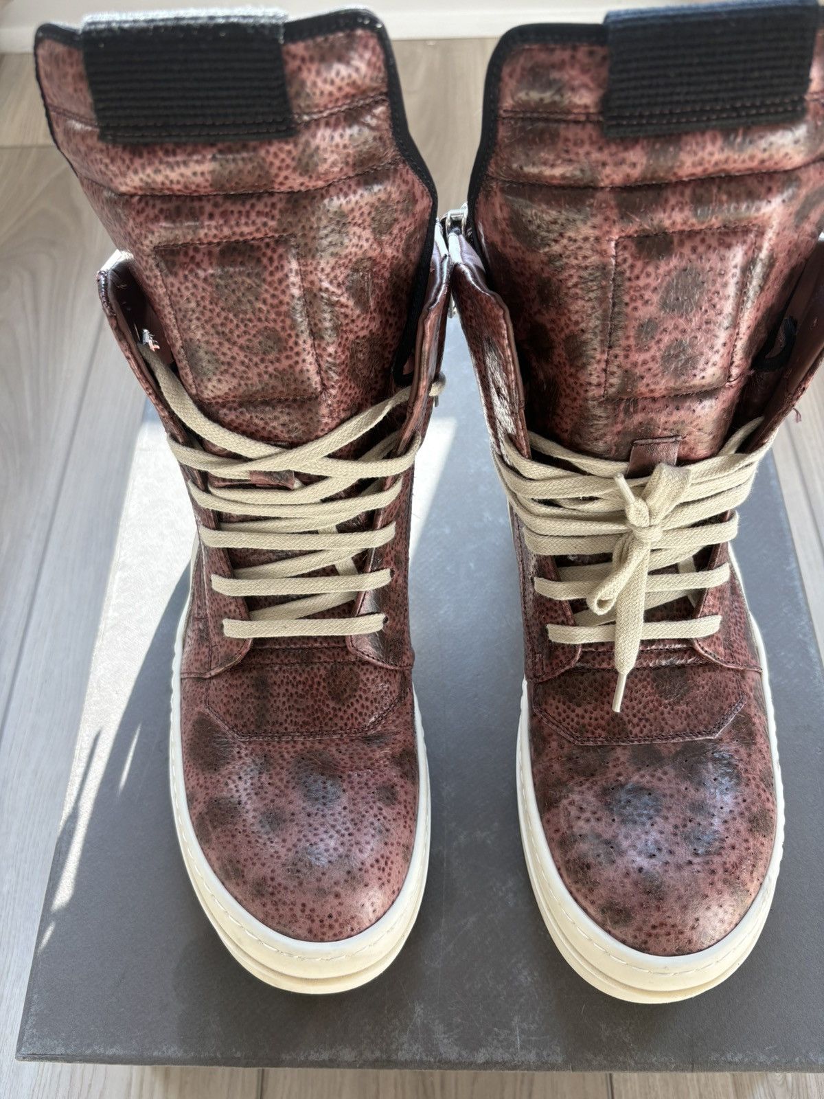 Rick Owens Rick Owens Geobasket Burnt Pink Size US 8 / IT 38 - 3 Thumbnail