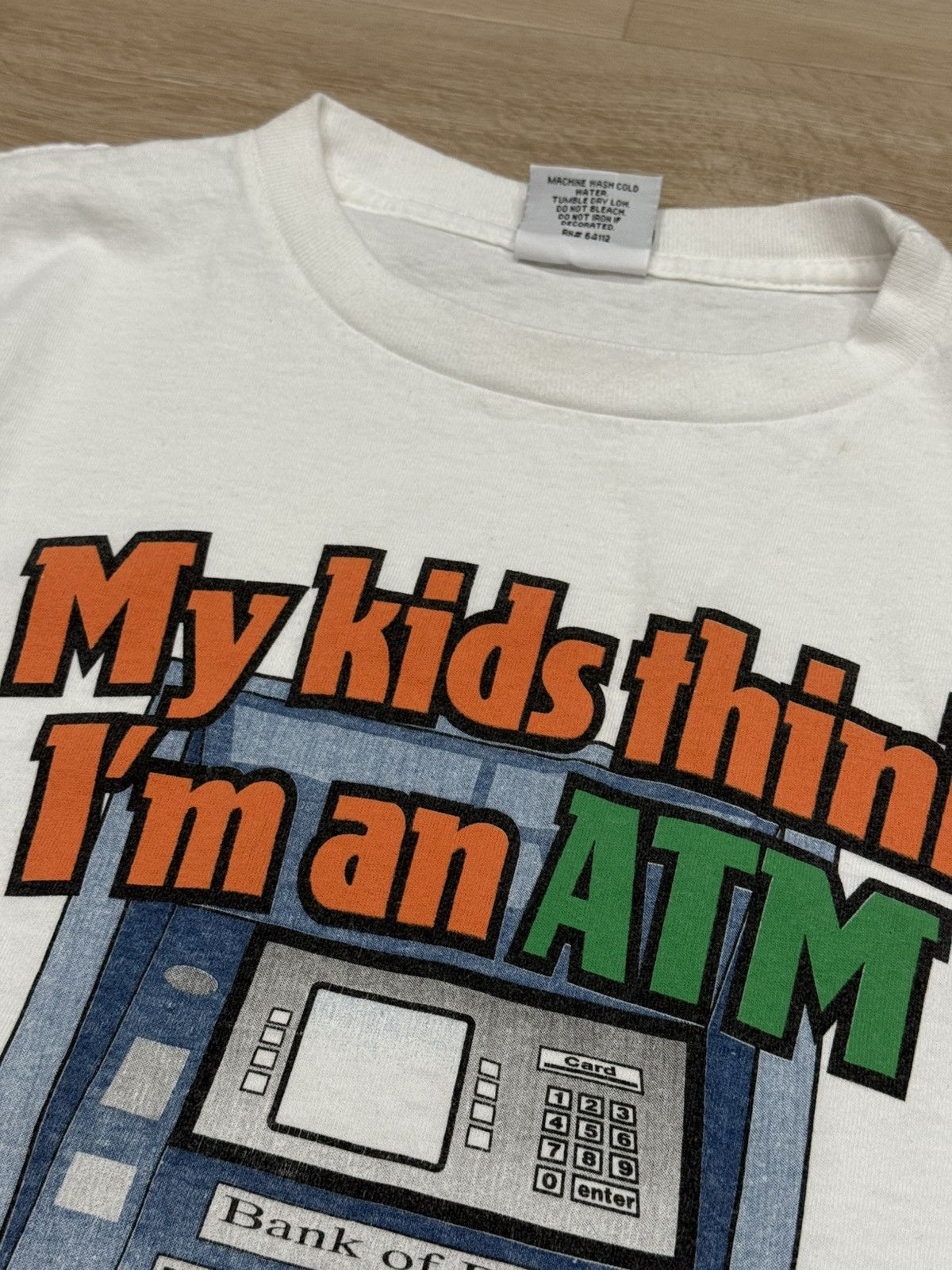 Vintage Vintage Funny ATM Tee Size US XXL / EU 58 / 5 - 6 Thumbnail