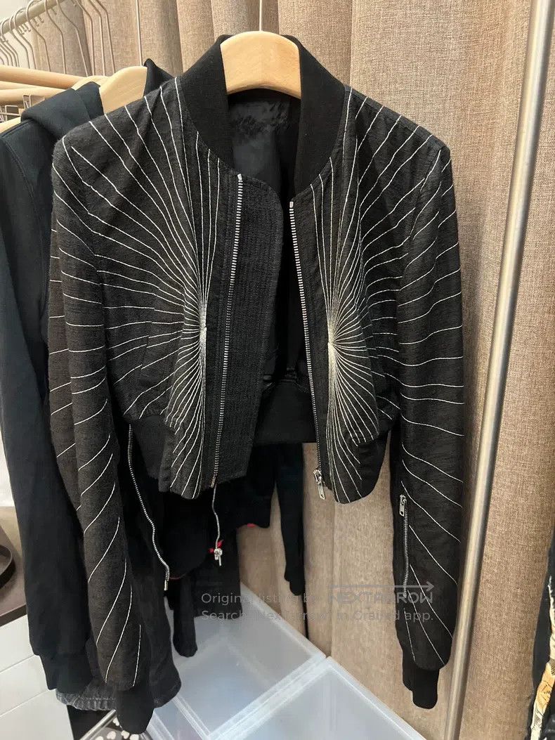 Rick Owens RICK OWENS size 42 Short-ray jacket Size XS / US 0-2 / IT 36-38 - 3 Thumbnail