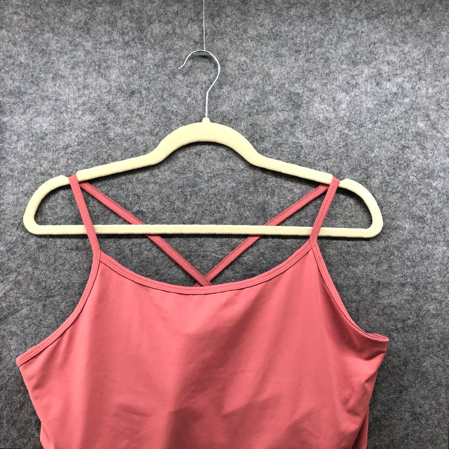 Vintage Flex Time Sports Bra Cami Top Womens XL Pink Cropped Longline Training Active Size XL / US 12-14 / IT 48-50 - 3 Thumbnail