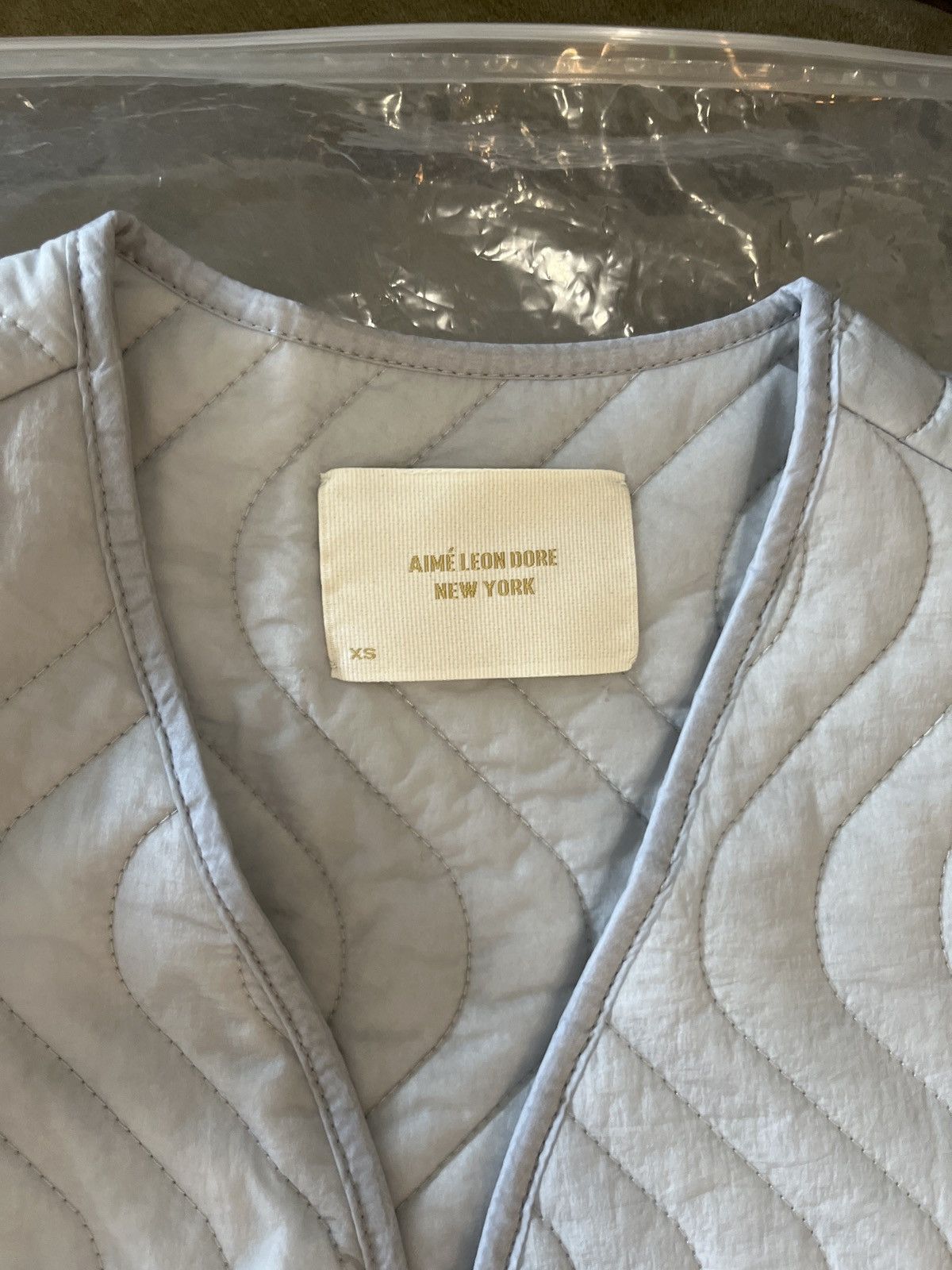 Aime Leon Dore Lightweight Filled Vest - Grey - XS Size US XS / EU 42 / 0 - 2 Thumbnail