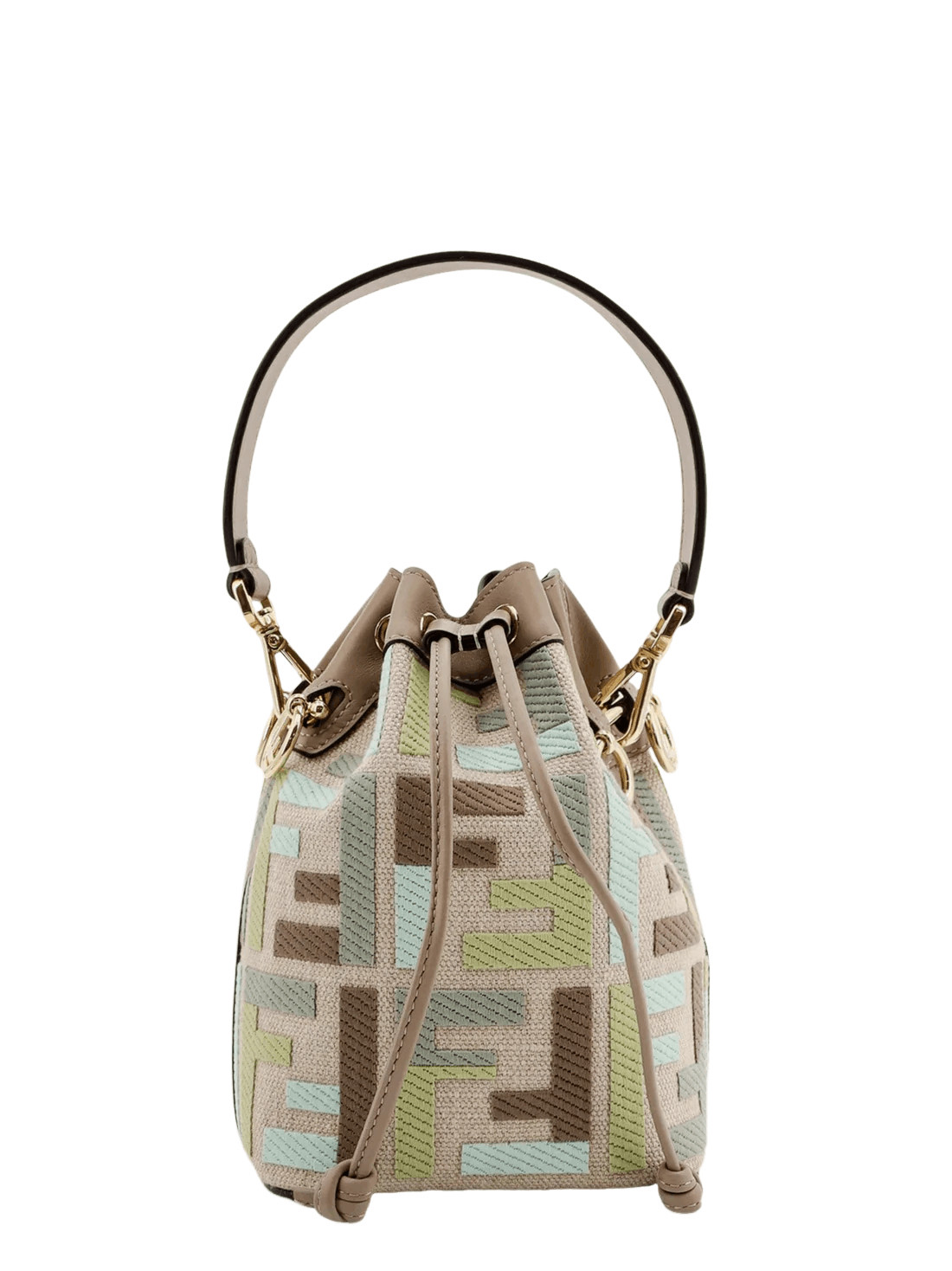 FENDI Mon Tresor Multi Canvas Bucket Bag New Authentic - Main Image