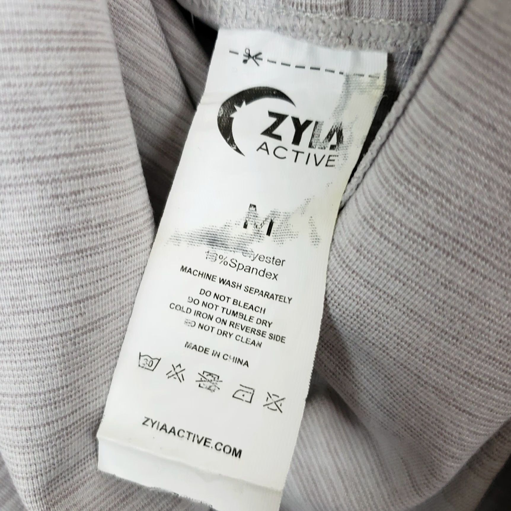 Vintage Zyia Womens Haze Yoga Wrap Long Sleeve Gray Size M Medium Crossover Front Activewear Womens Size M / US 6-8 / IT 42-44 - 4 Thumbnail