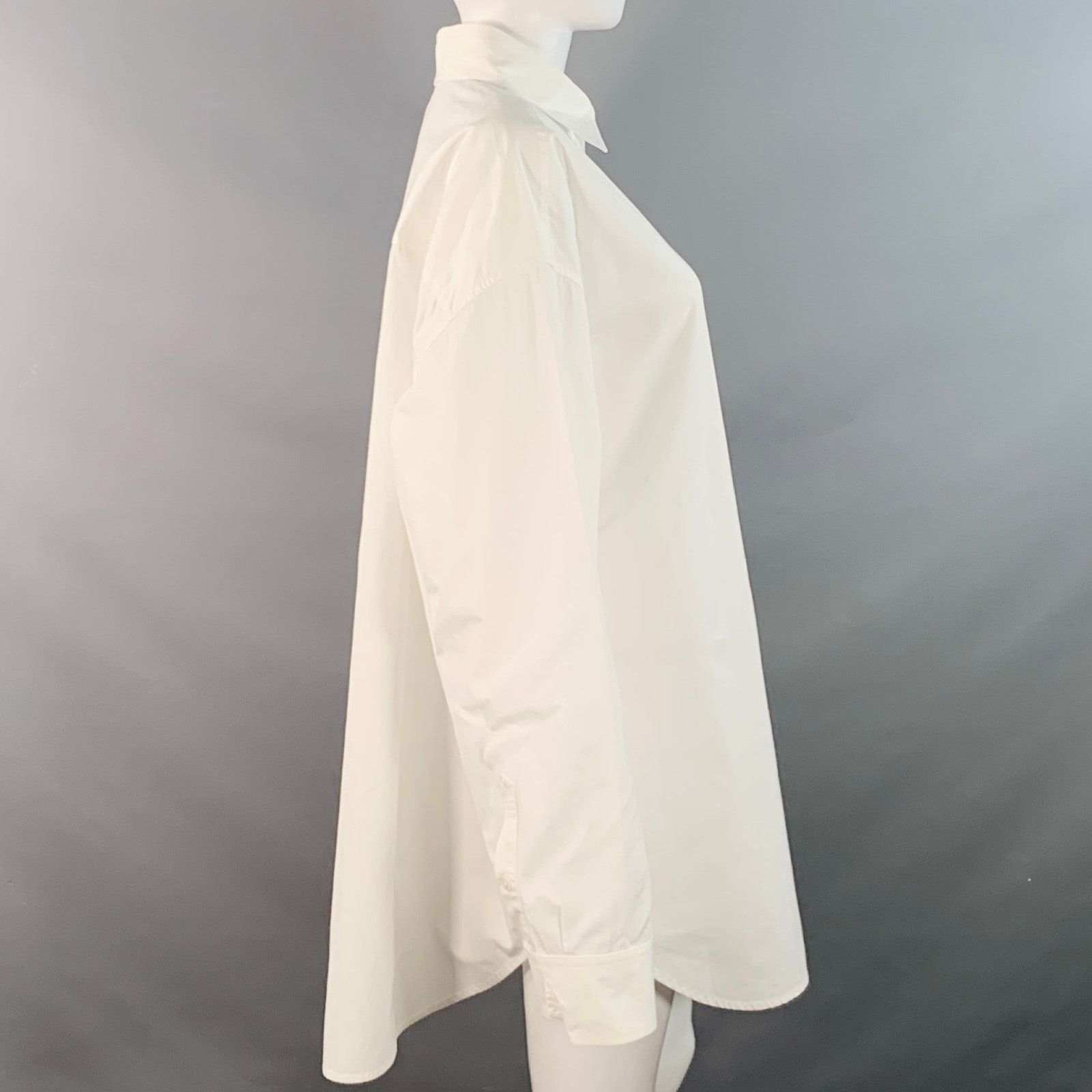 Marc Jacobs Size XS/S White Cotton Oversized One Pocket Shirt Size XS / US 0-2 / IT 36-38 - 2 Thumbnail