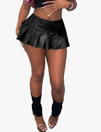 Other Kaimimei Women's Sexy Y2K Pu Leather Skirt Size 28" / US 6 / IT 42 - 1 Thumbnail