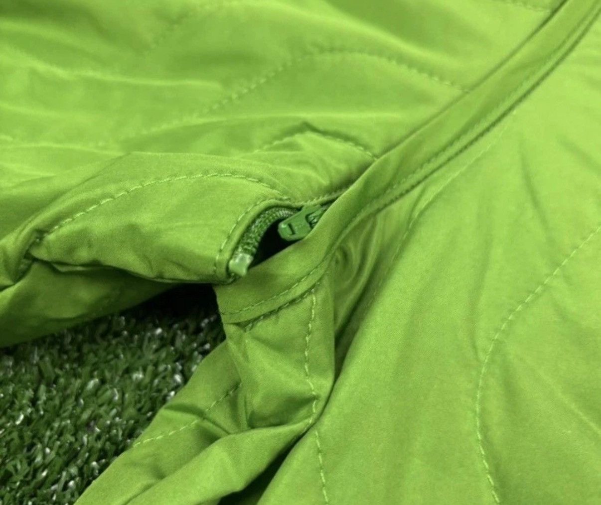 Stussy Stussy Women Green Quilted Jacket Size Large NWT Size L / US 10 / IT 46 - 4 Thumbnail