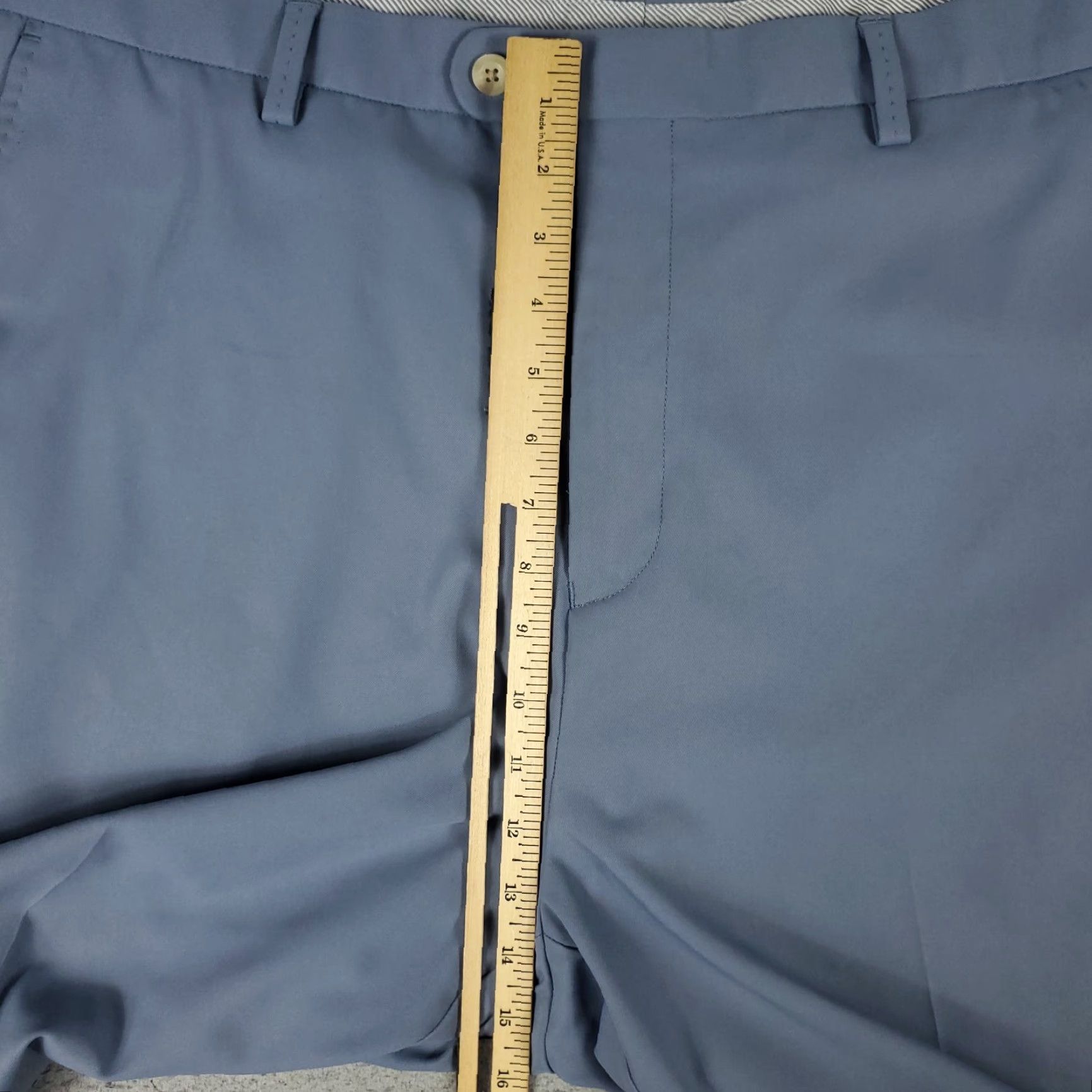 Peter Millar Peter Millar Pants Mens 40x32 Blue Cuffed Golf Slash Pockets Chino Trousers Size US 40 / EU 56 - 7 Thumbnail