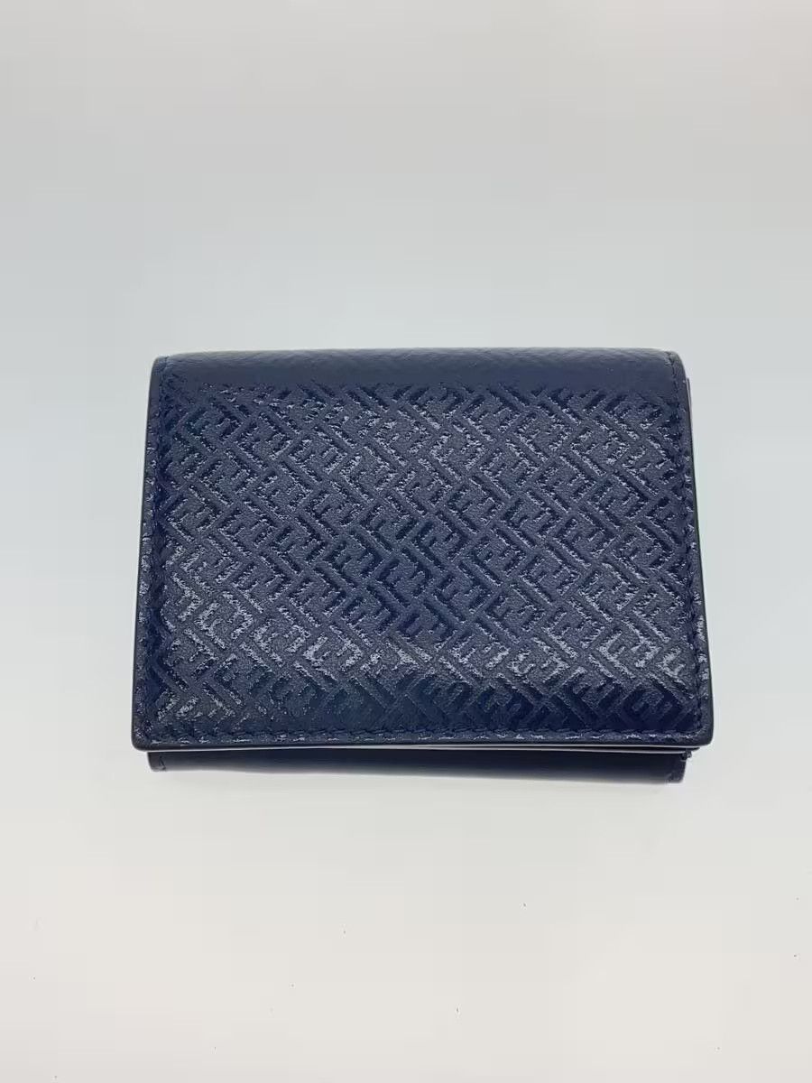 Fendi Fendi Leather Tri-Fold Wallet Navy Size ONE SIZE - 1 Thumbnail